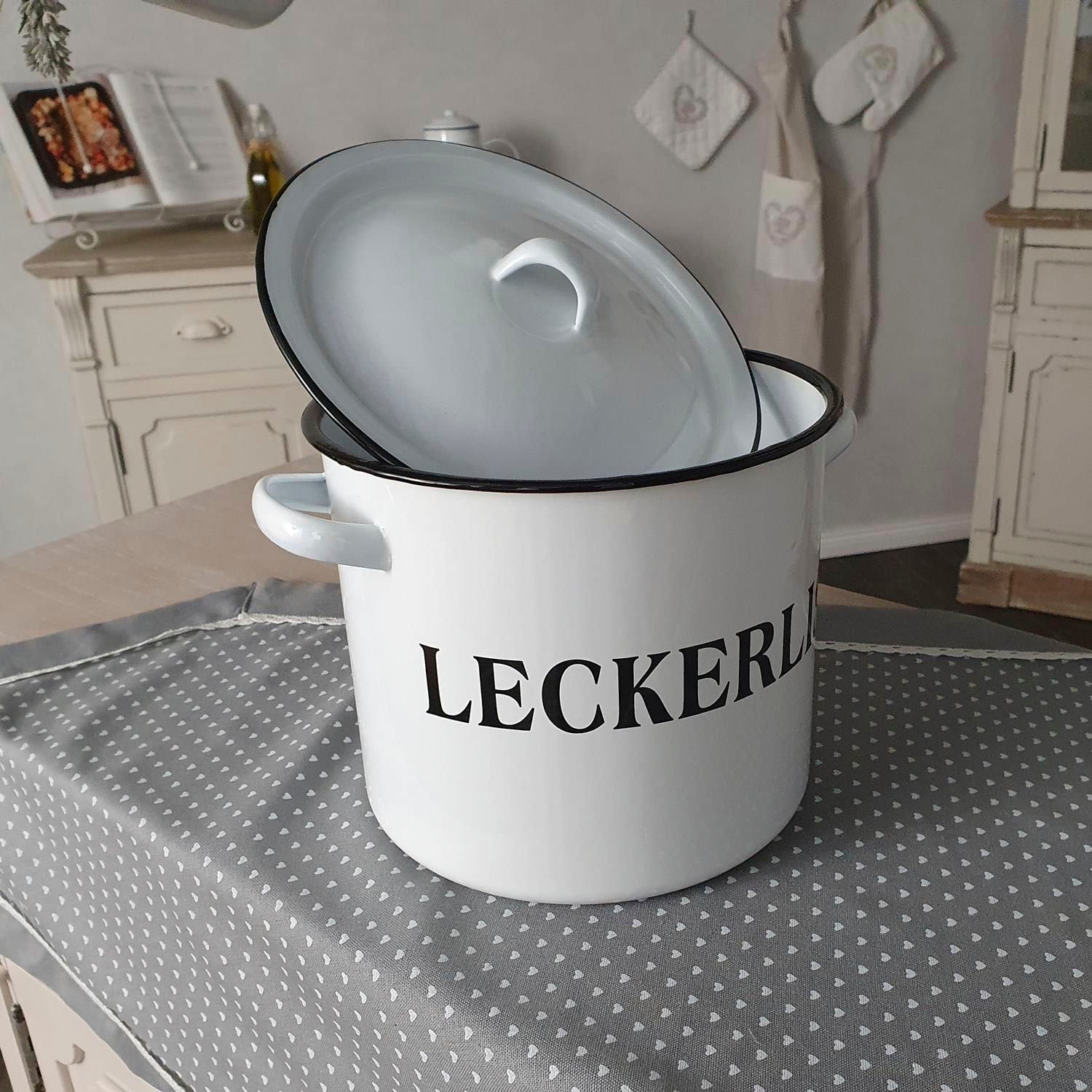 Ambiente Haus Dose »Vorratsbehälter Leckerli aus Emaille«