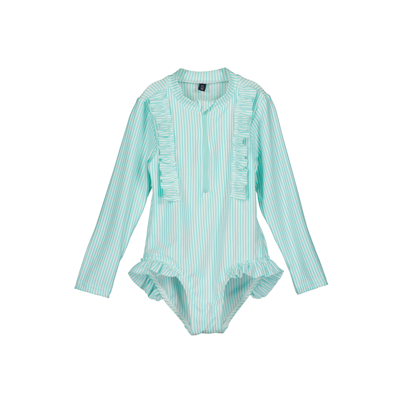 BLUE SEVEN Badeanzug »Badeanzug« 6220 - AQUA 92/98 92/98 Die Mädchen können den schönen Badeanzug ins Schwimmbad oder auch im Urlaub wunderbar tragen