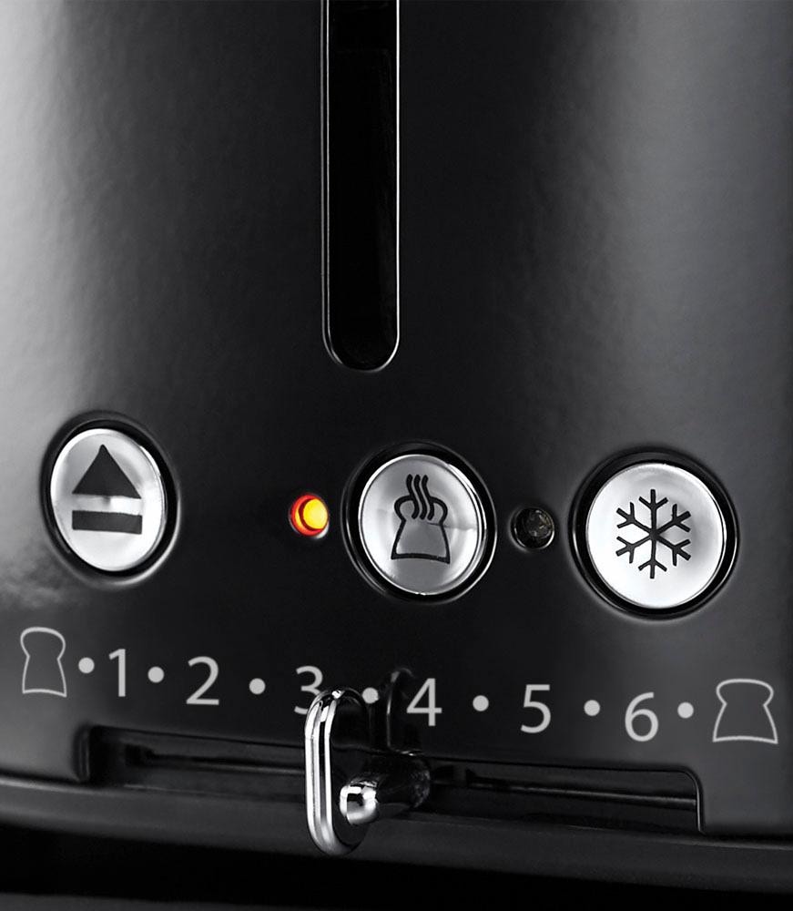 RUSSELL HOBBS Toaster 1300 Noir W, kurze Schlitze, 2 Classic »21681-56«, Raten auf Retro kaufen