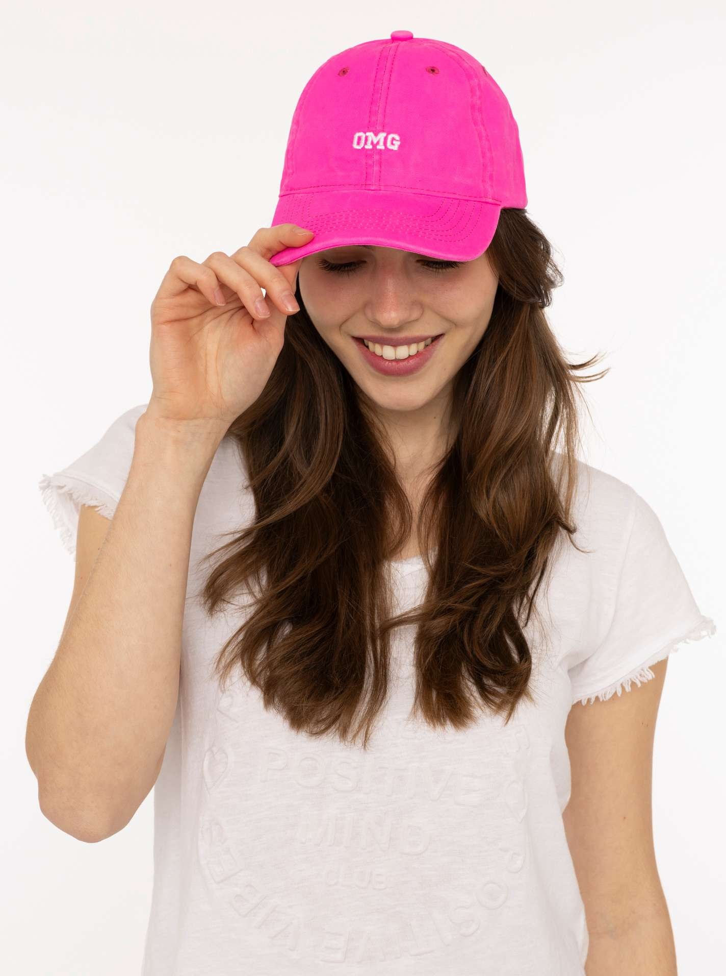 Zwillingsherz Baseball Cap »"Slow Sunday"« mit gesticktem Schriftzug, justierbar