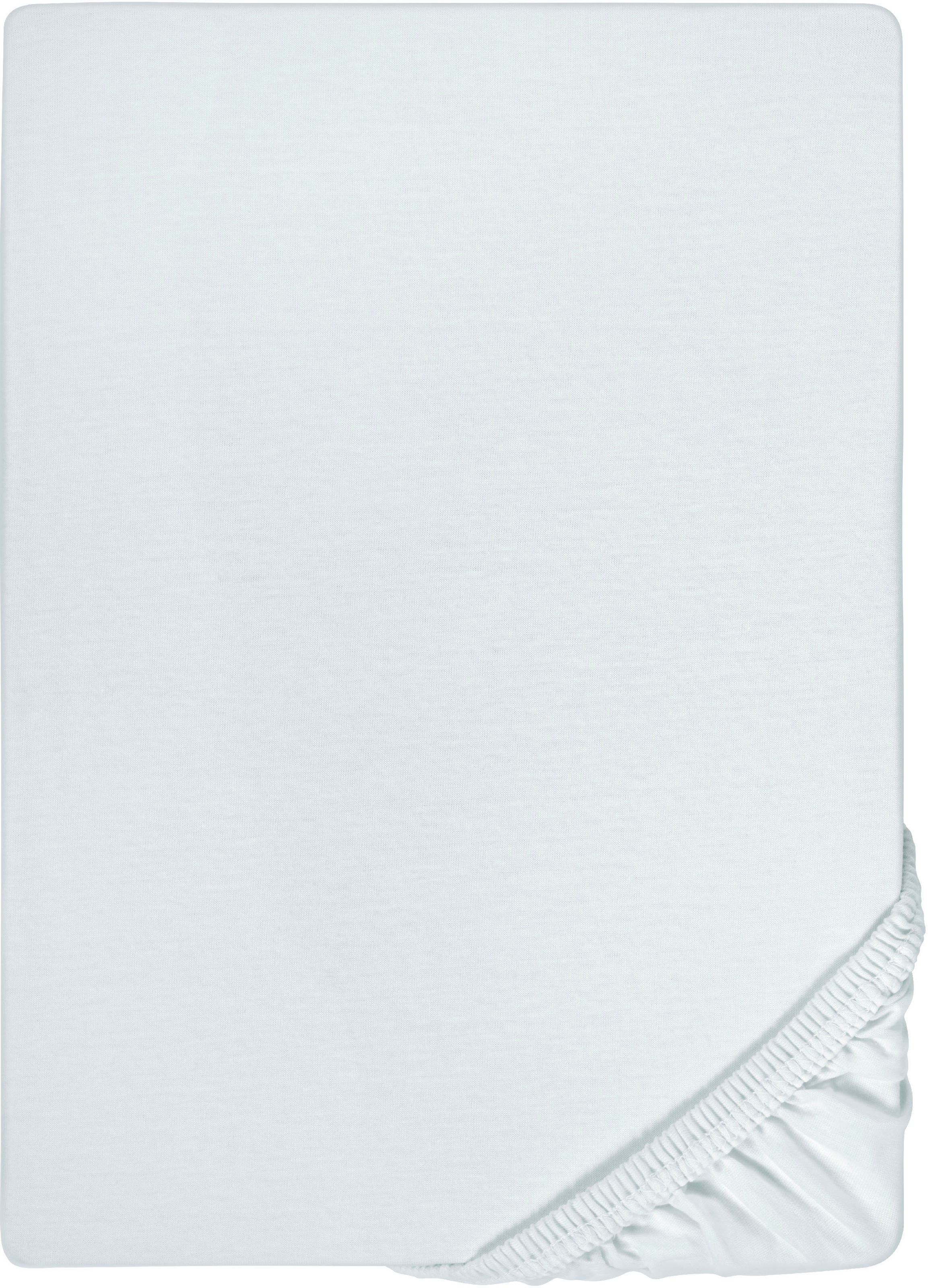 Biberna Spannbettlaken »Marc in Gr. 90x200, 140x200 oder 180x200 cm«, (1 St.), aus Baumwolle, für Matratzen bis 22 cm Höhe, Bettlaken, Spannbetttuch