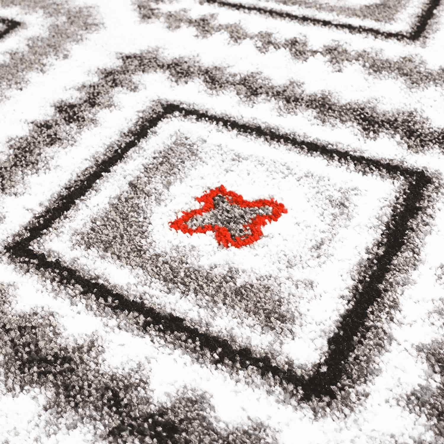 Carpet City Teppich »Moda 1129«, rechteckig, 11 mm Höhe, Kurzflor, Wohnzimmer