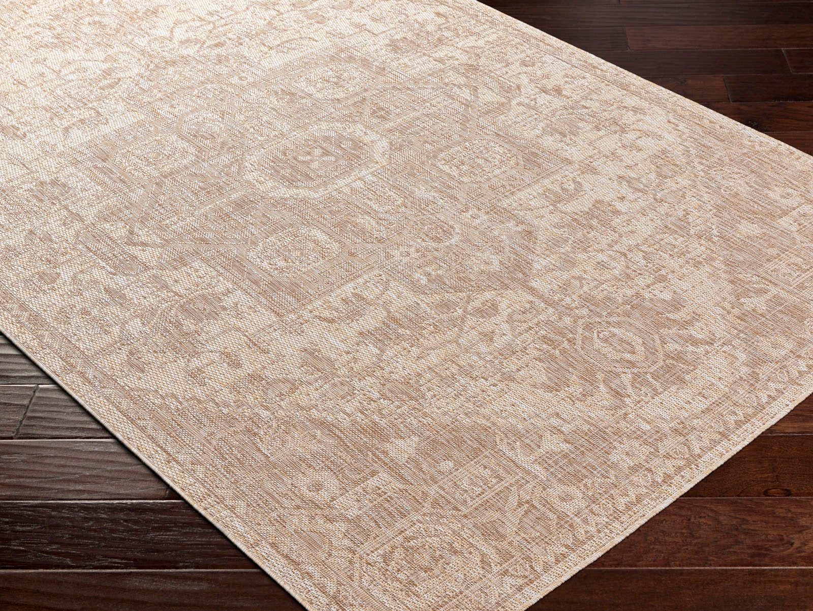 Livabliss Teppich »LEMARK«, rechteckig, 4 mm Höhe, Teppich In- /Outdoor Boho Jute-Optik, Balkon, Terrasse, Garten, Beige