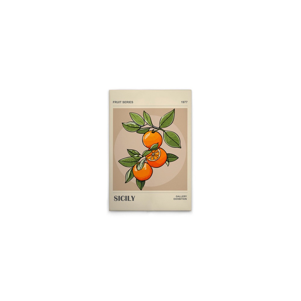 A.S. Création Leinwandbild »Citrus - Wandbild Beige Grün Orange Keilrahmen günstig online kaufen