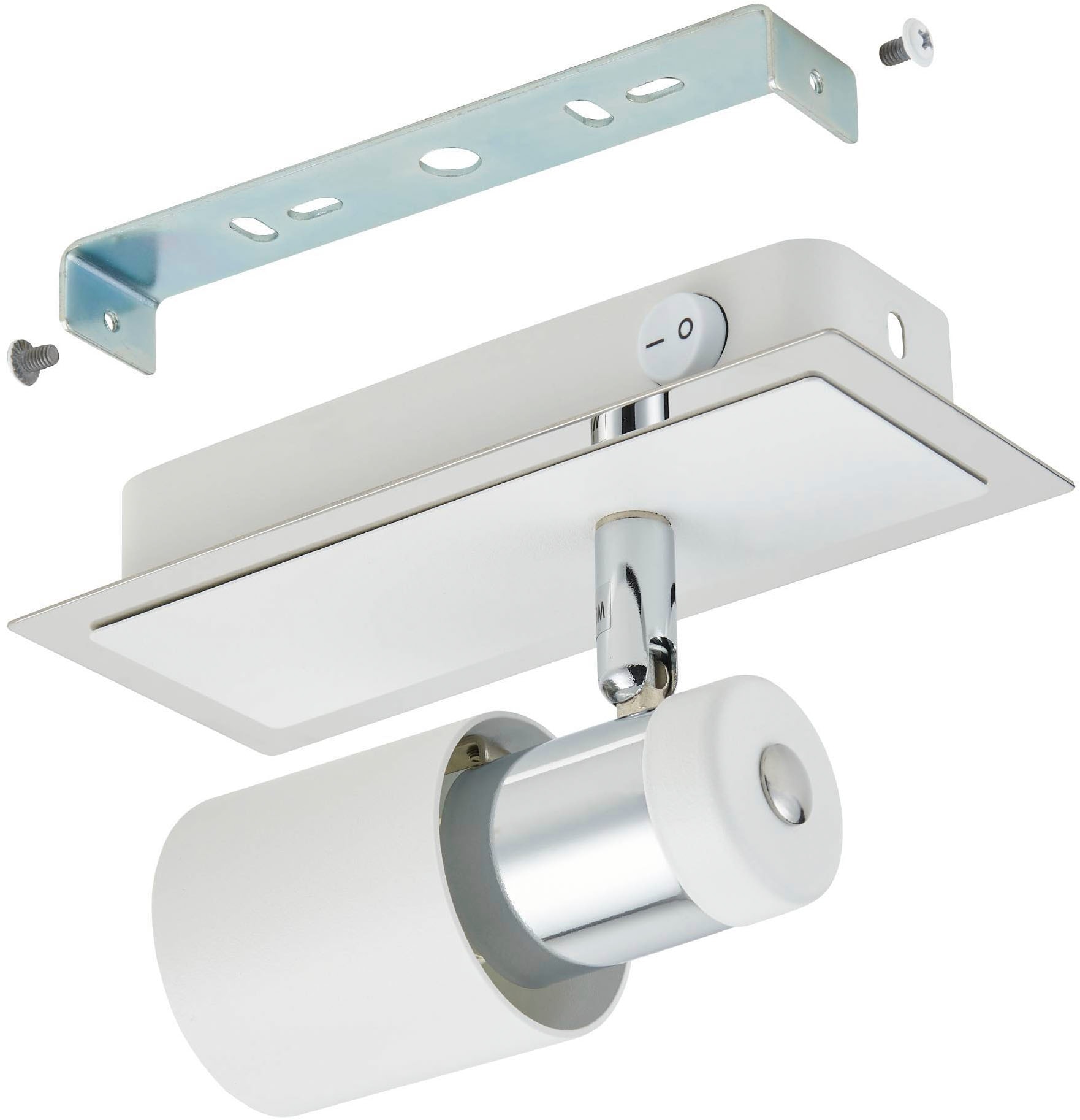 EGLO Deckenleuchte »Davida Deckenlampe, Deckenspot aus Metall, Wohnzimmerlampe, GU10« GU10 1 Stk.