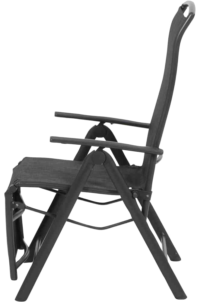Siena Garden Gartensessel »Livorno SET 4x Relax anthrazit«, (Set, 4 St.)
