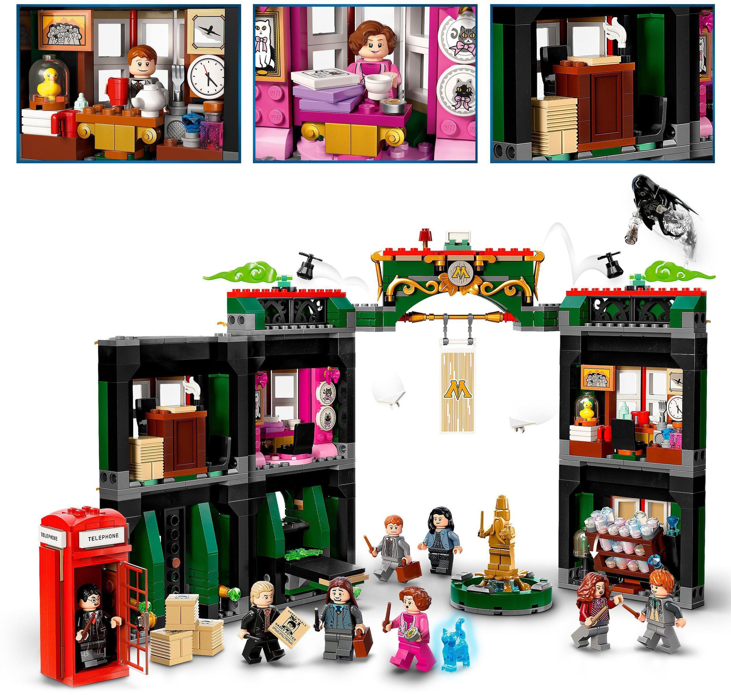 LEGO® Konstruktionsspielsteine »Zaubereiministerium (76403), LEGO® Harry Potter™«, (990 St.), Made in Europe