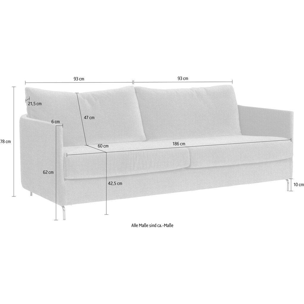 furninova 2,5-Sitzer »Harmony Day«, im skandinavischen Design