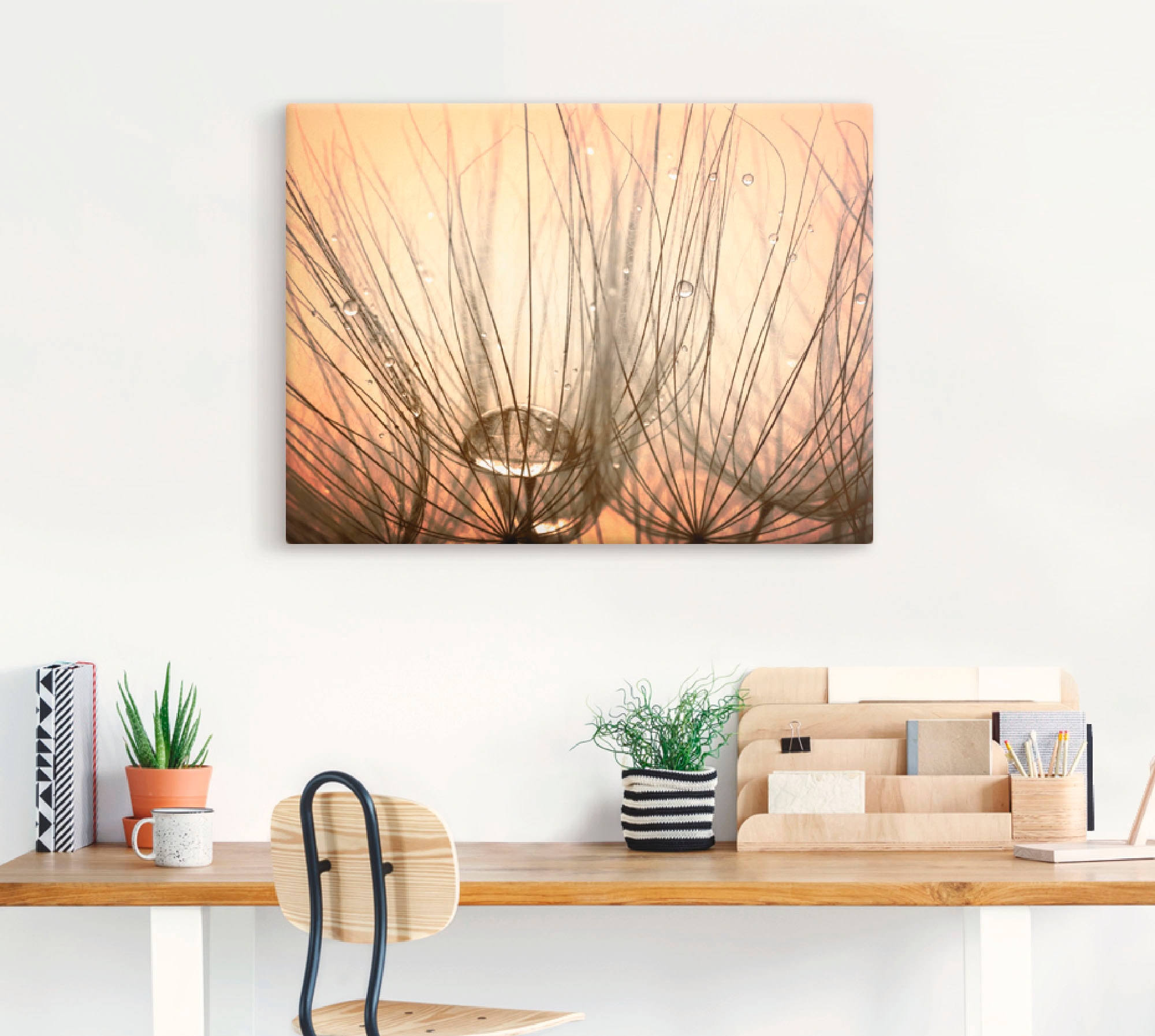 Artland Leinwandbild »Pusteblume I«, Blumen, (1 St.), auf Keilrahmen gespannt