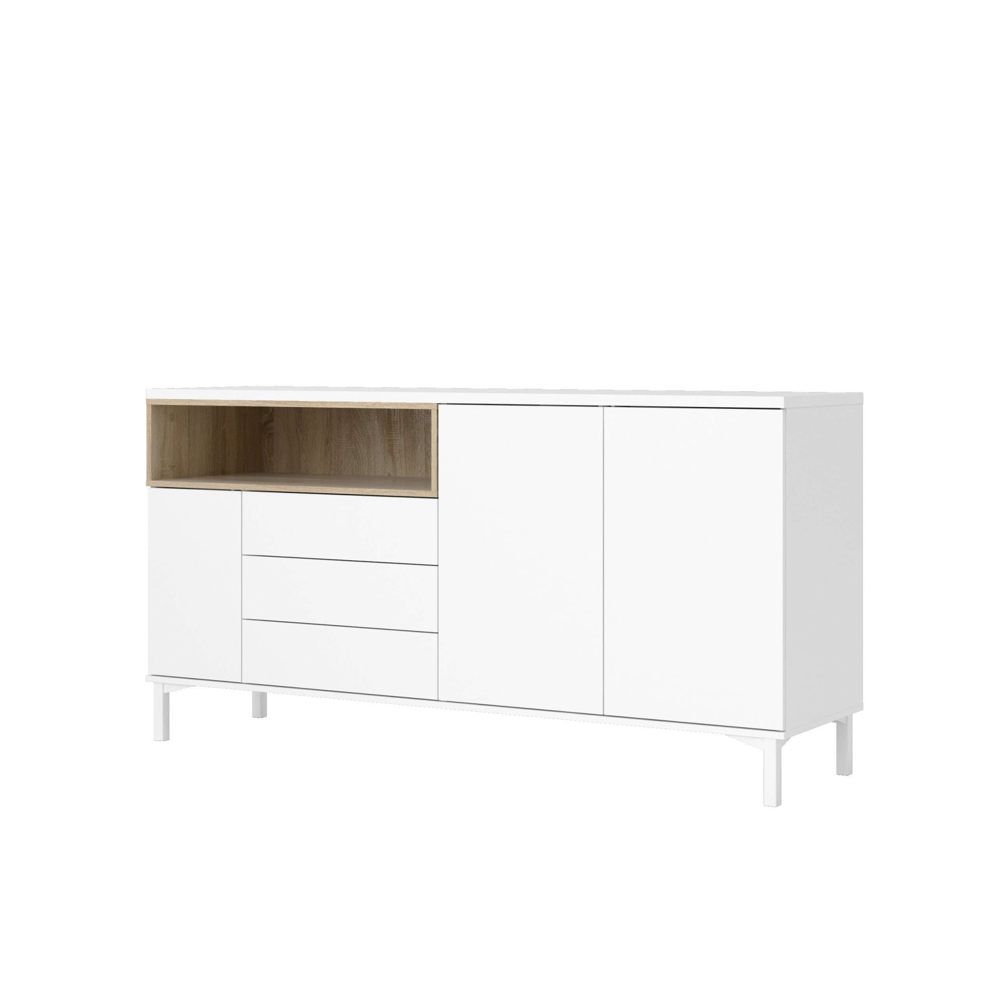 INOSIGN Sideboard »Roommers, Anrichte, Kommode, Stauraum«, Kommode, Breite 176 cm, Höhe 90 cm, 1 offenes Fach mit Rahmen-Optik