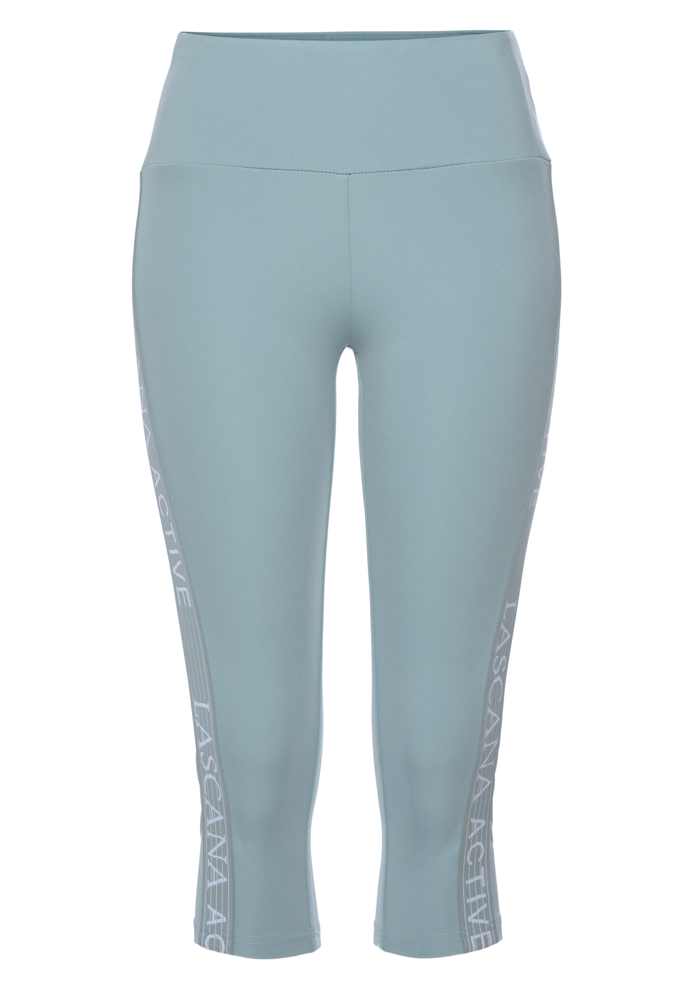 LASCANA ACTIVE Caprileggings, mit seitlichem Logotape