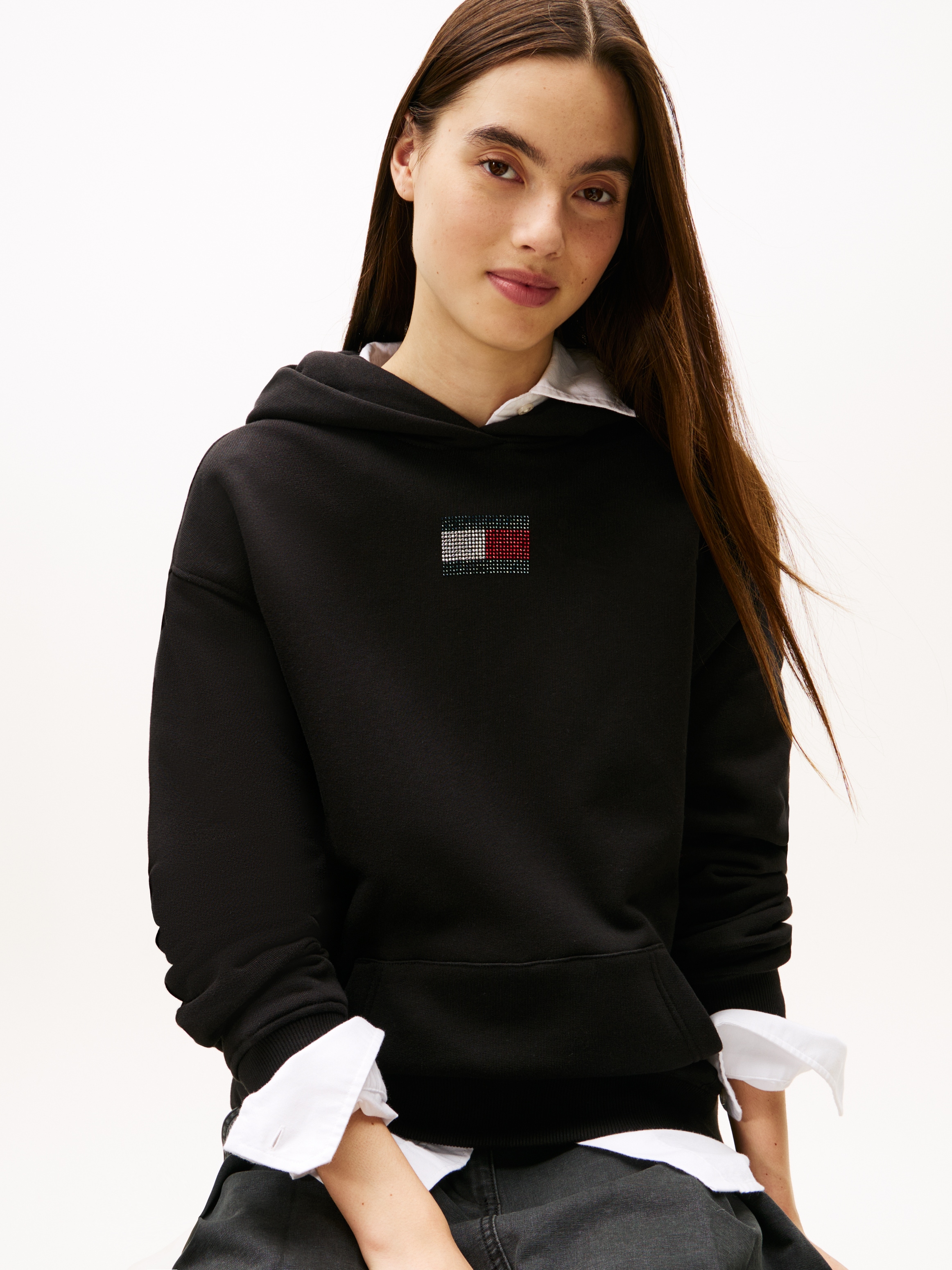 Tommy Jeans Kapuzensweatshirt »TJW RLX PARTY FLAG HOODIE EXT«
