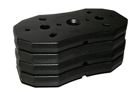 Finnlo by Hammer Zusatzgewichte »AUTARK 1500-2600« 20 kg 4 Stk. tlg. schwarz 20 kg Zusatzgewichte