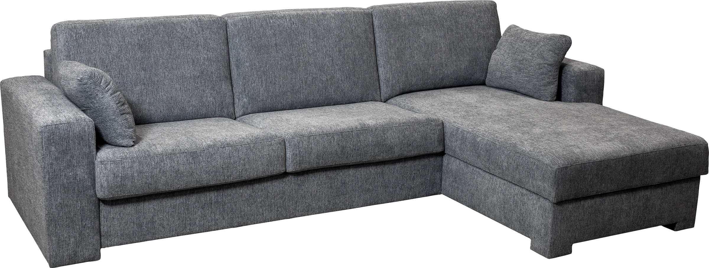 Home affaire Ecksofa »Roma "M" Matratzenhöhe 14 cm, Dauerschlaffunktion, mit Unterfederung,«, Liegemaße ca 143x198 cm, L-Form