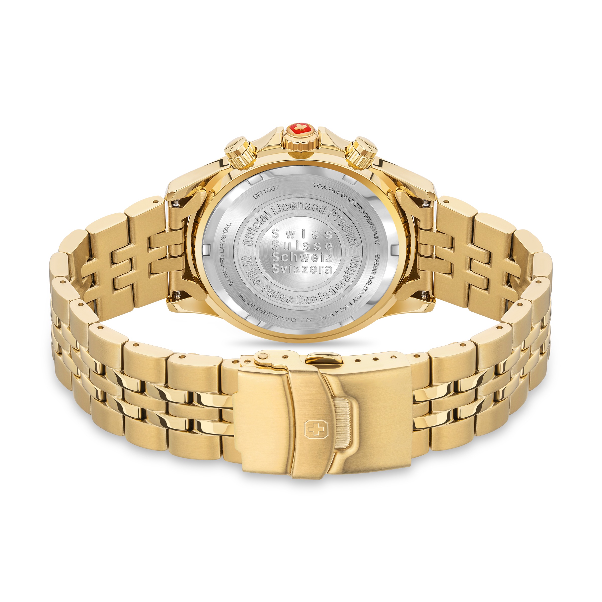 Swiss Military Hanowa Chronograph »Flagship X« Quarzuhr, Armbanduhr, Herrenuhr, Swiss Made, Edelstahlarmband, analog