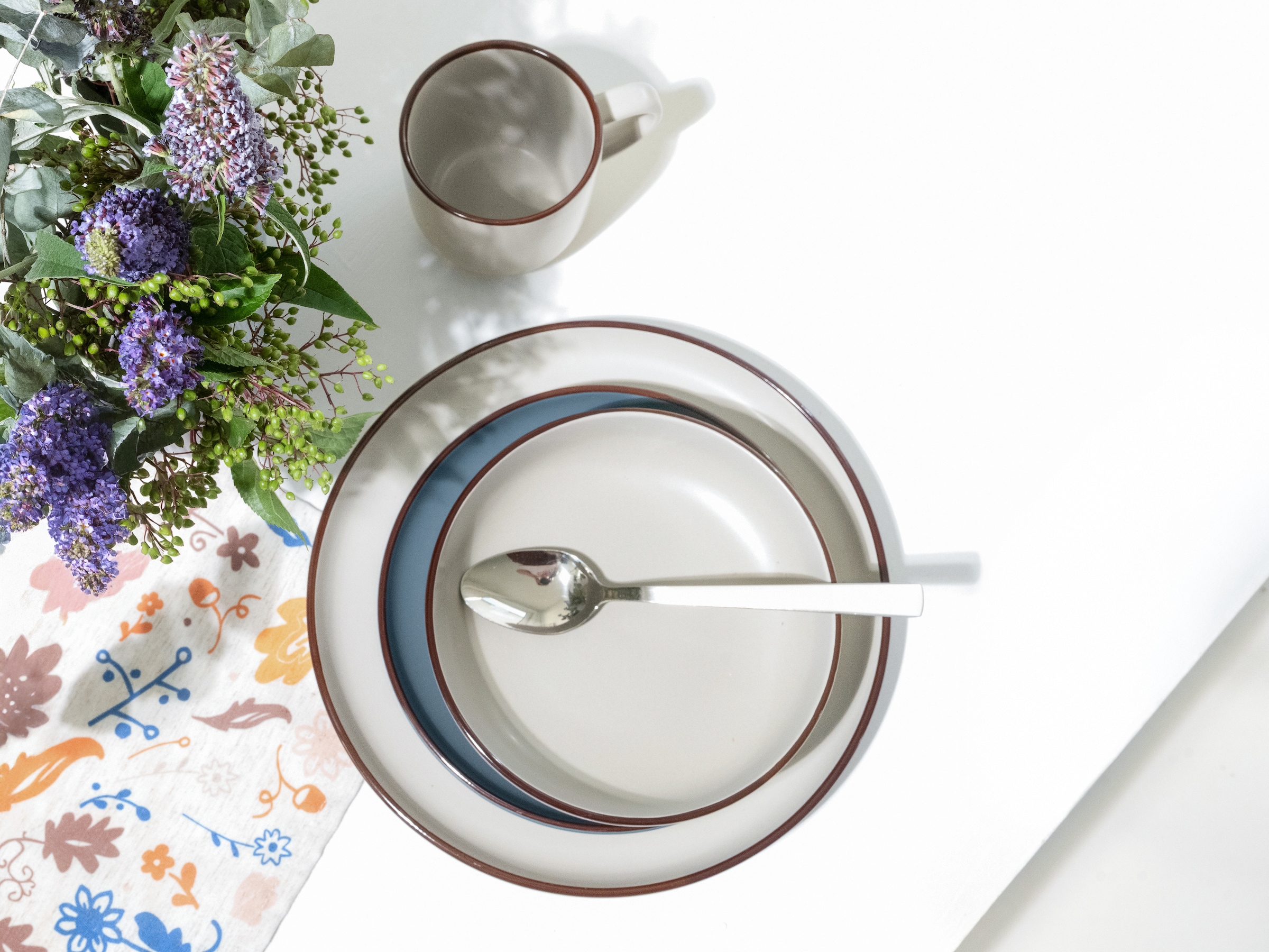 CreaTable Kombiservice »Geschirr-Set Modern Scandic«, (Set, 16 tlg., Kaffeeservice und Tafelservice im Set, für 4 Personen), Service, skandinavischer Life Style, 16 Teile, für 4 Personen