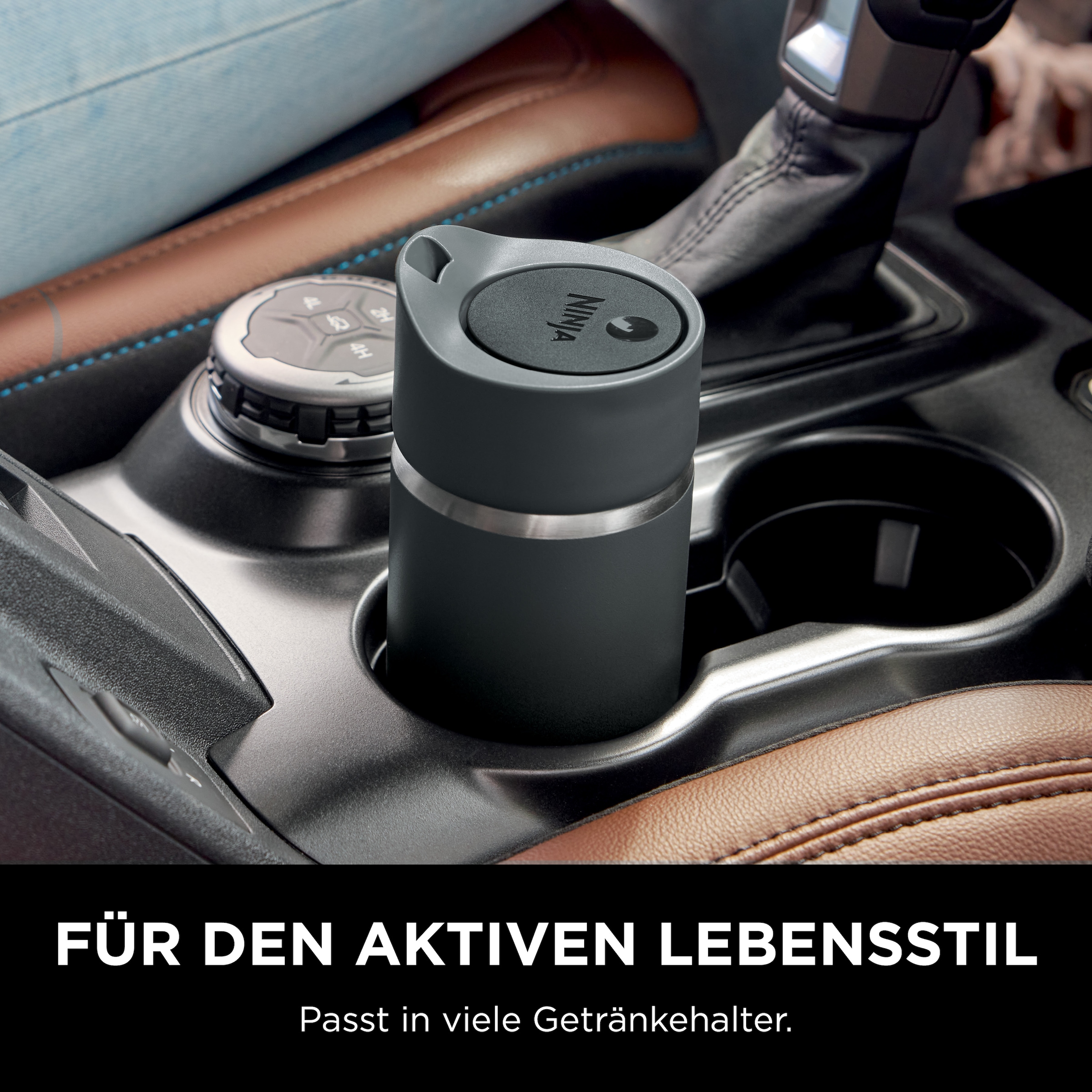 NINJA Isolierflasche »Ninja Sip Perfect Reisebecher - 300 ml DW1203EUU / 400 ml DW1603EUU«, Kontrollierte Wärme für den perfekten Schluck, jedes Mal