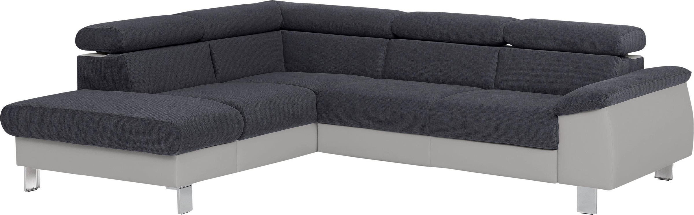 COTTA Polstergarnitur »Komaris«, (Set), Set: bestehend aus Ecksofa und Hock günstig online kaufen