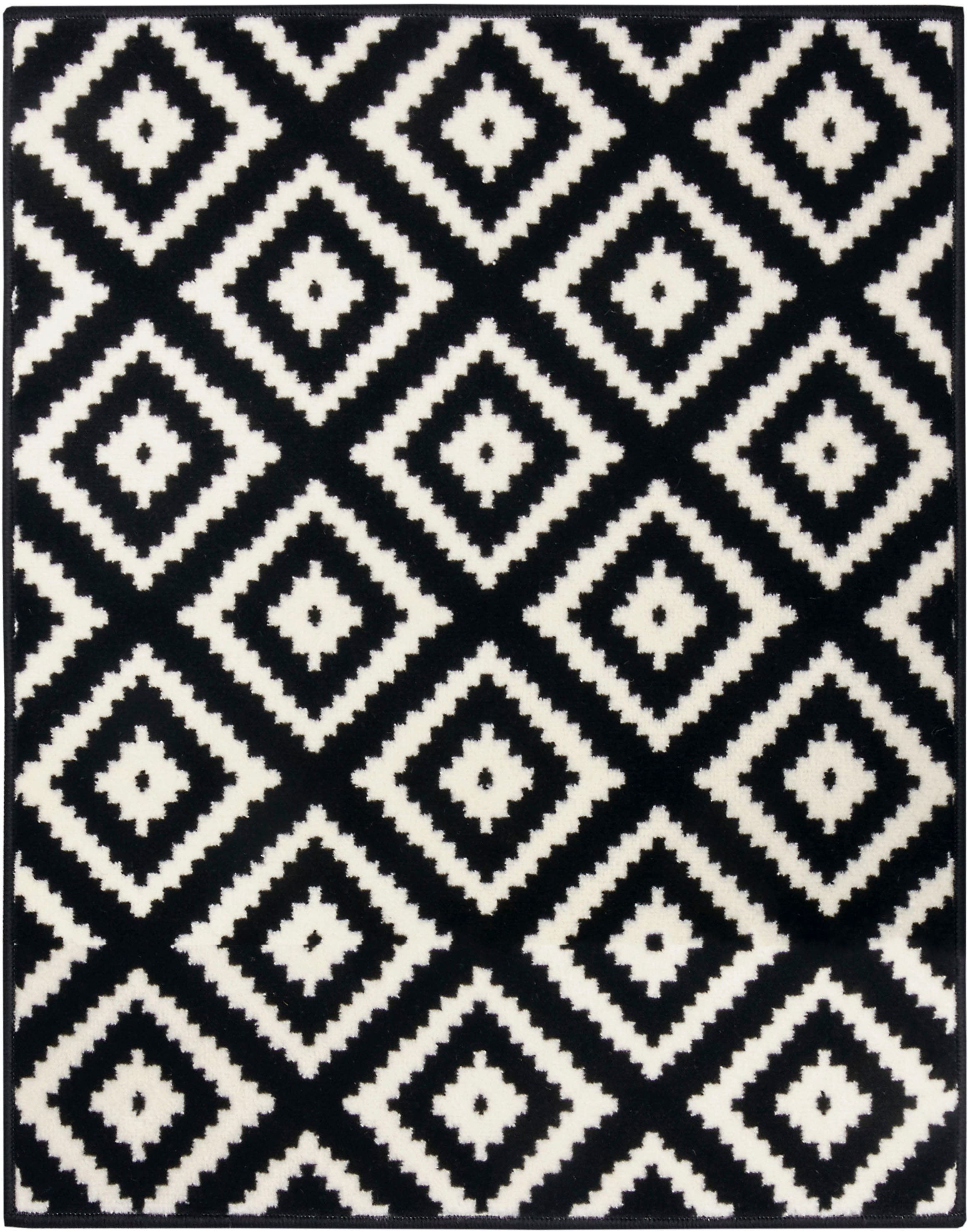 HANSE Home Teppich »Raute«, rechteckig, 9 mm Höhe, Läufer, Kurzflor, Skandi, Raute, Wohnzimmer, Schlafzimmer, Flur