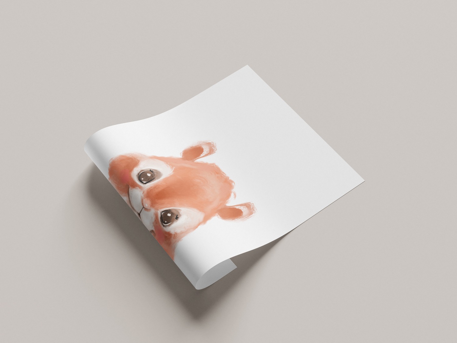 Lüttenhütt Poster »Niedliches Eichhörnchen«, Eichhörnchen-Fantasy-Tiere, (1 St.), HD Premium Druck