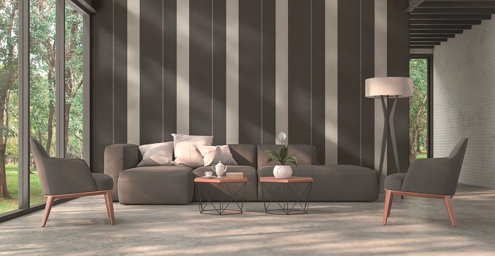 Architects Paper Vliestapete »Ribbon« Streifen | gestreift | mehrfarbig glatt Streifentapete Tapete Designer Tapeten Wohnzimmer Schlafzimmer Küche