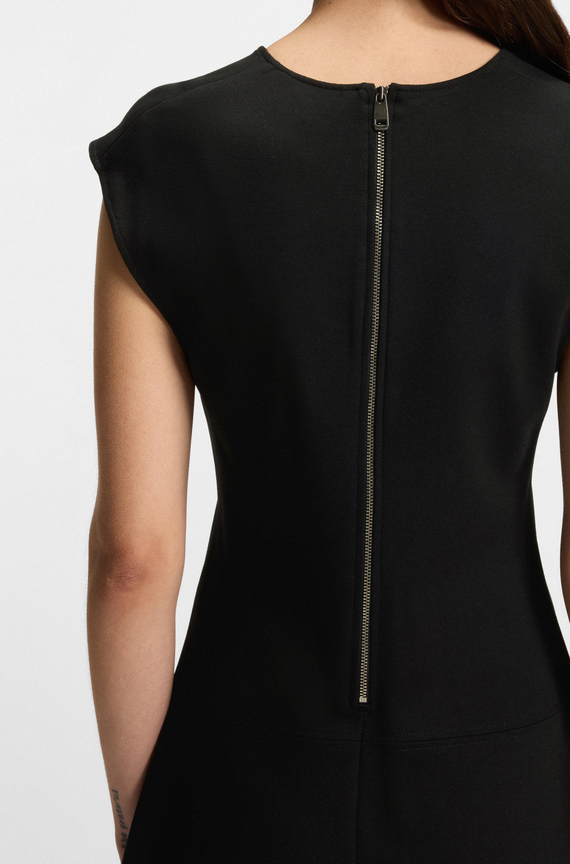 BOSS ORANGE A-Linien-Kleid »Duttina Premium Damenmode«, in Punto Milano Qualität