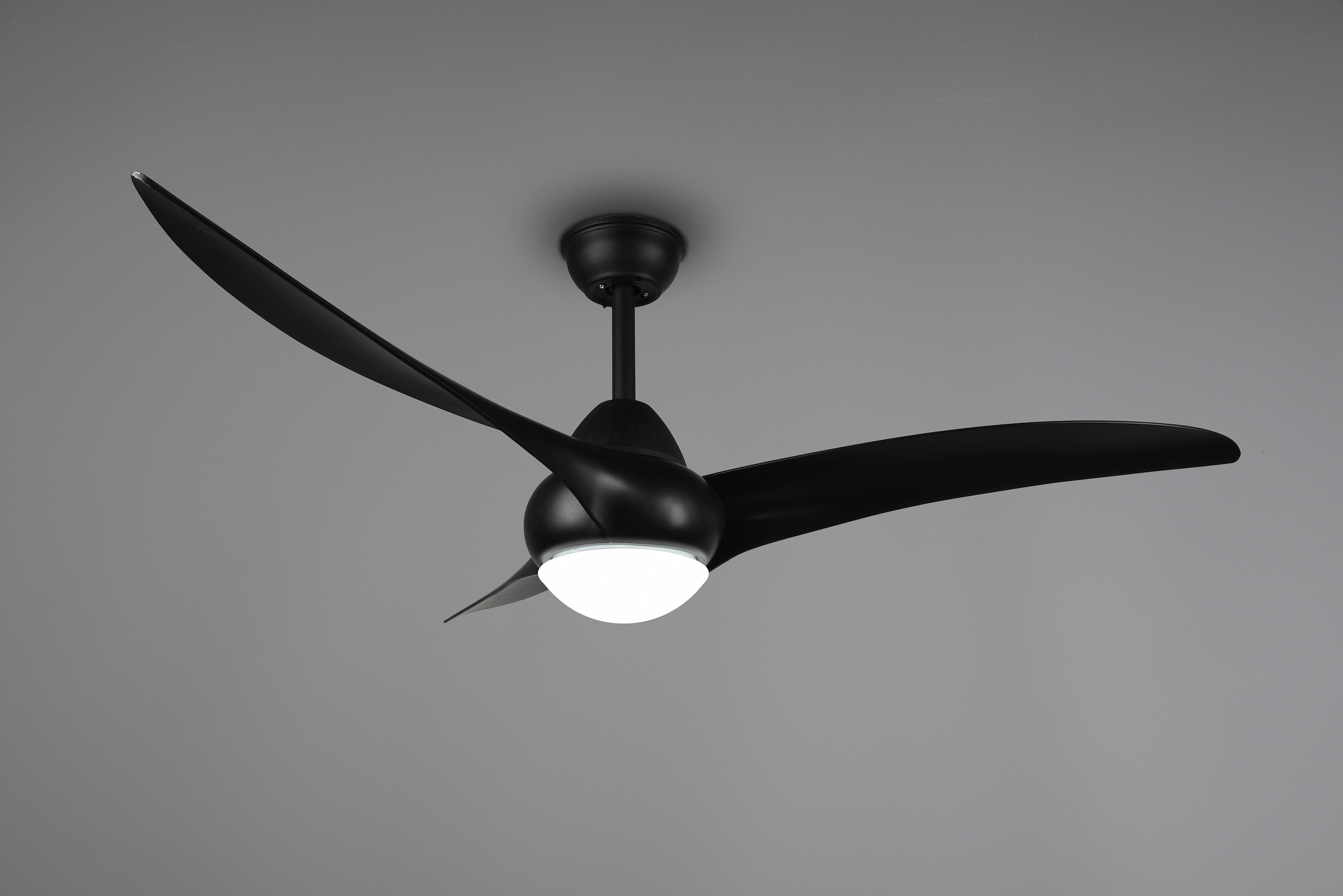 TRIO Leuchten LED Deckenleuchte »Alesund«, Fernbedienung, Timerfunktion, 3 Geschwindigkeitsstufen, Lichtfarbe einstellbar, Leuchte und Ventilator getrennt schaltbar