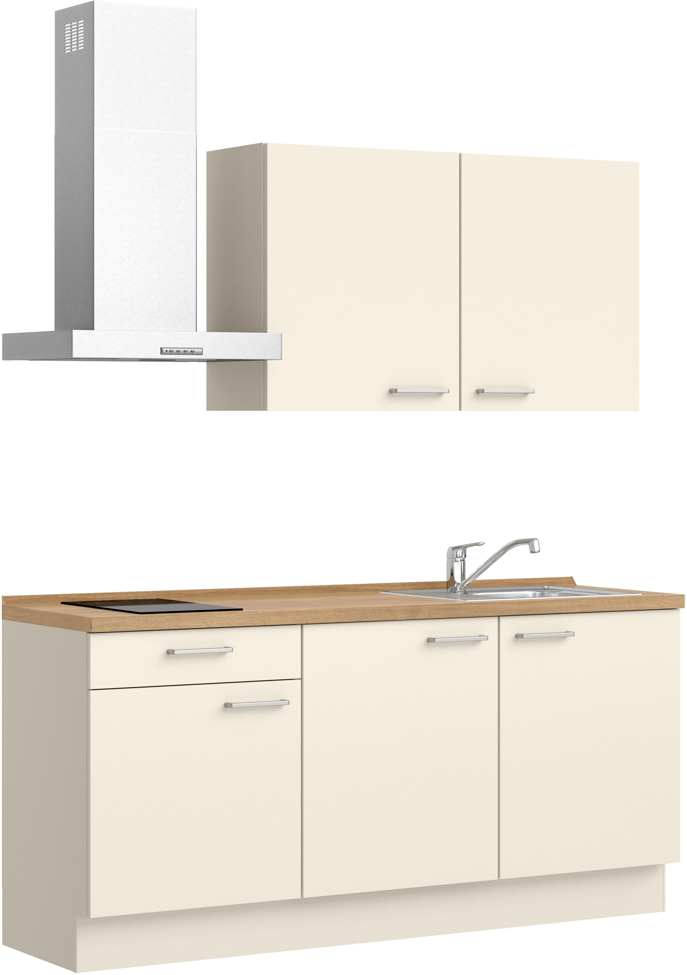 nobilia® Küchenzeile »"Touch I"«, vormontiert, Ausrichtung wählbar, Breite 180 cm, wahlw. mit E-Geräten