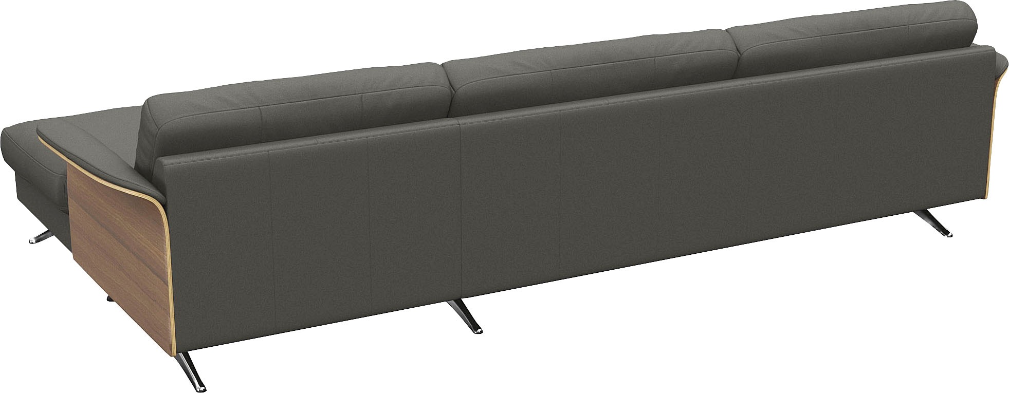 FLEXLUX Ecksofa »Glow Designsofa, bequem und komfortabel durch hochwertigen Sitzaufbau«, L-Form, Modernes skandinavisches Design