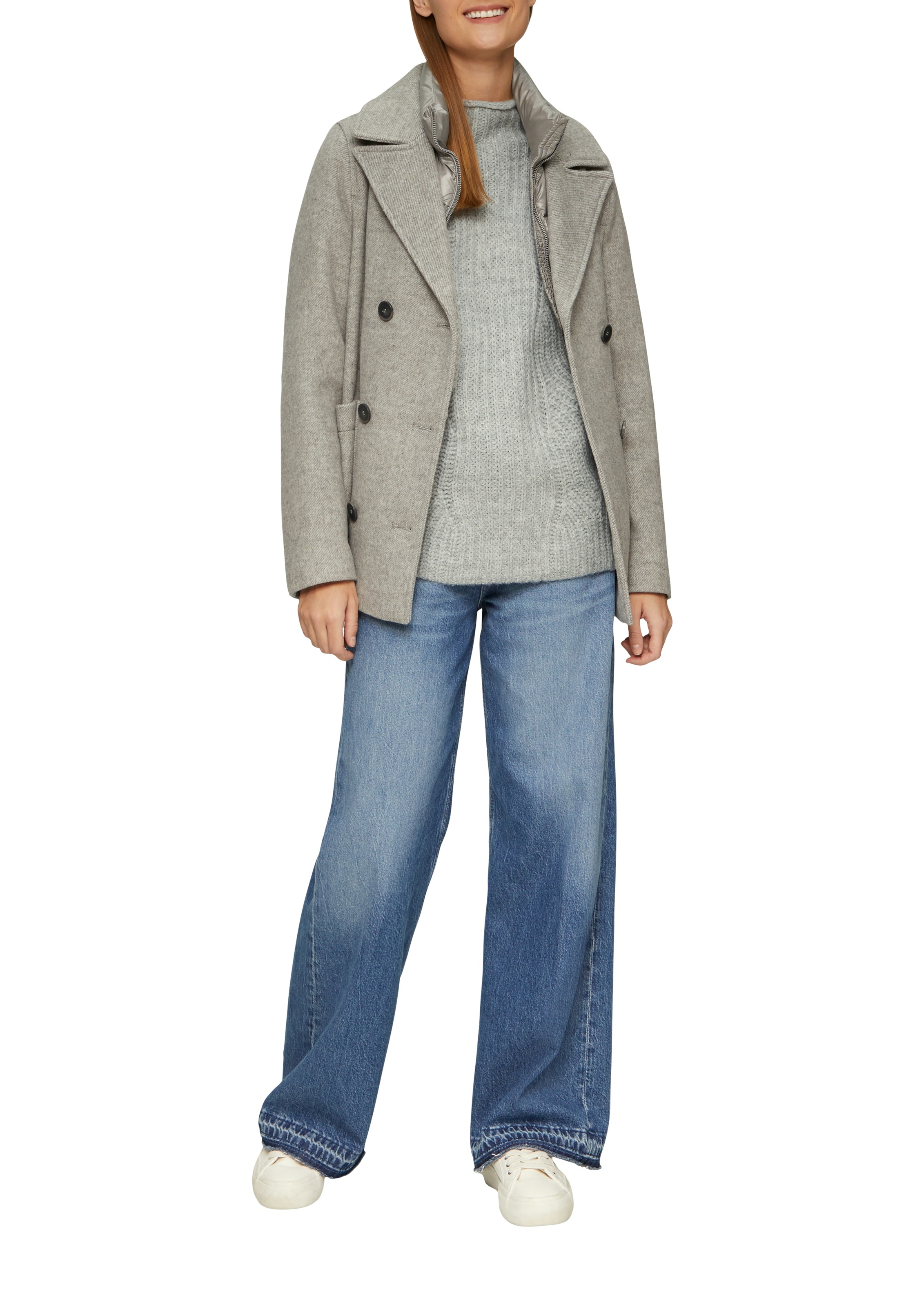 s.Oliver Strickpullover, mit Strukturmuster