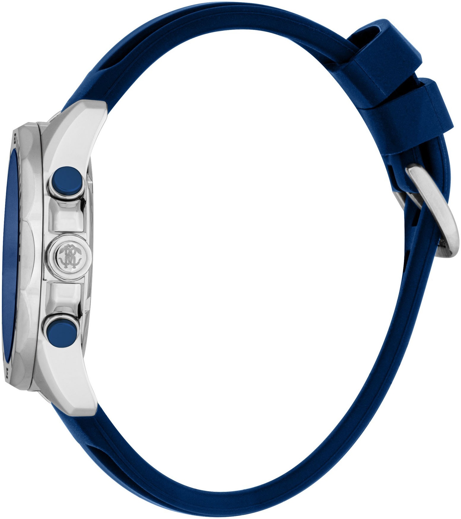 roberto cavalli Chronograph »Uomo Sport III« Quarzuhr, Armbanduhr, Herrenuhr, Silikonarmband, analog, Tag