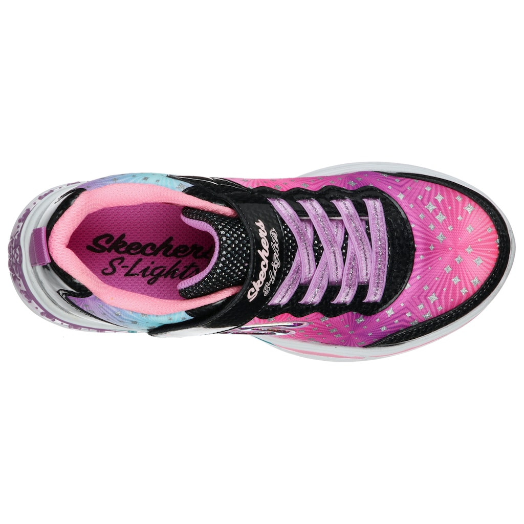 Skechers Kids Sneaker »Blinkschuh POWER PETALS - PAINTED DAISY«