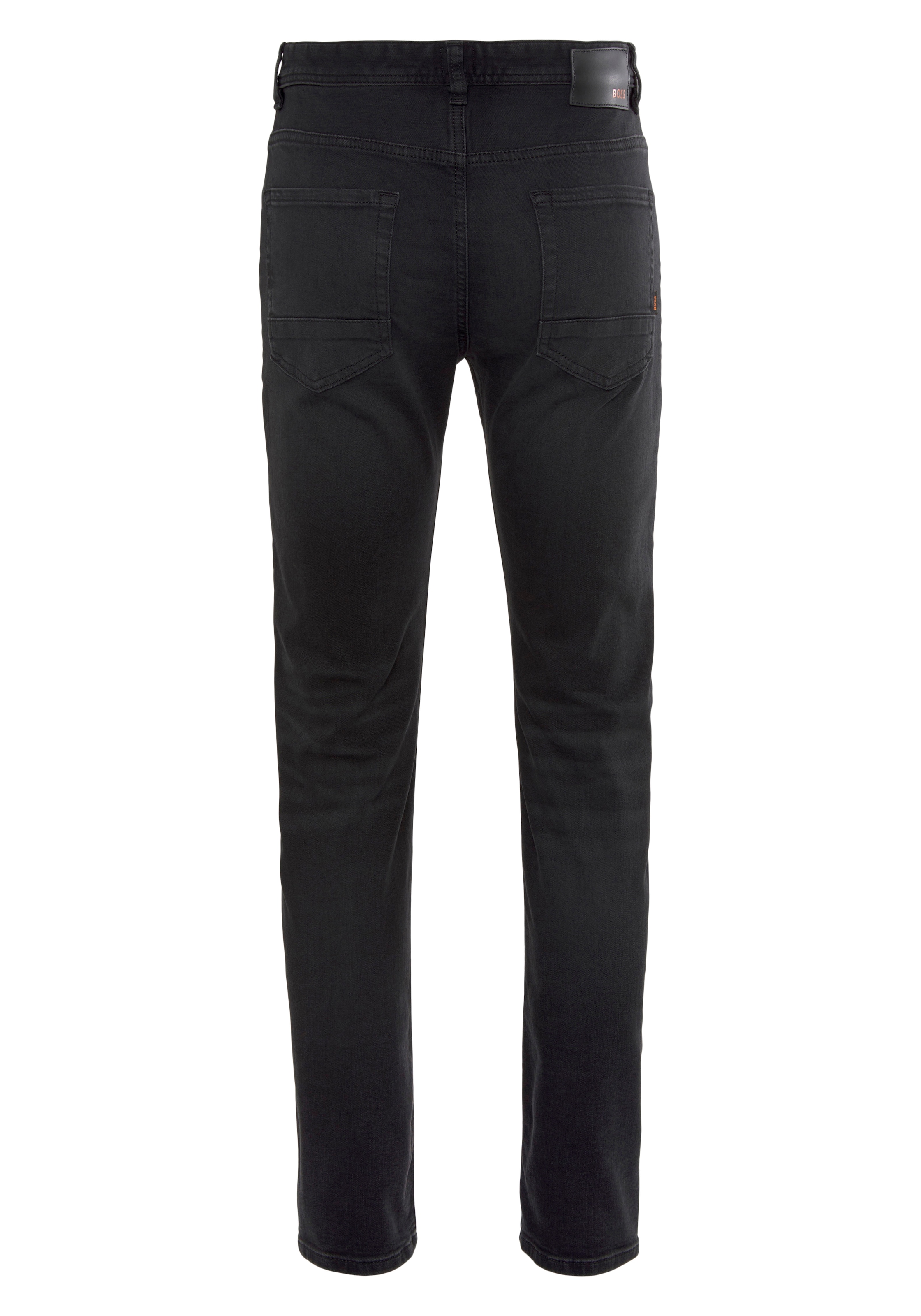 BOSS ORANGE Tapered-fit-Jeans »Taber BC-P-1«, mit Leder-Badge