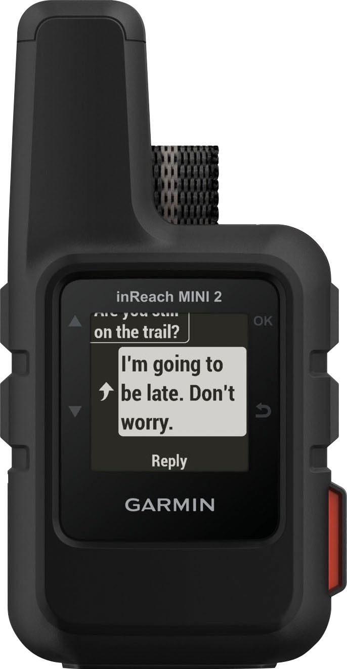 Garmin Outdoor-Navigationsgerät »Garmin inReach Mini 2 Black GPS EMEA«, TracBack-Routing-Funktion, Punkt-zu-Punkt-Navigation