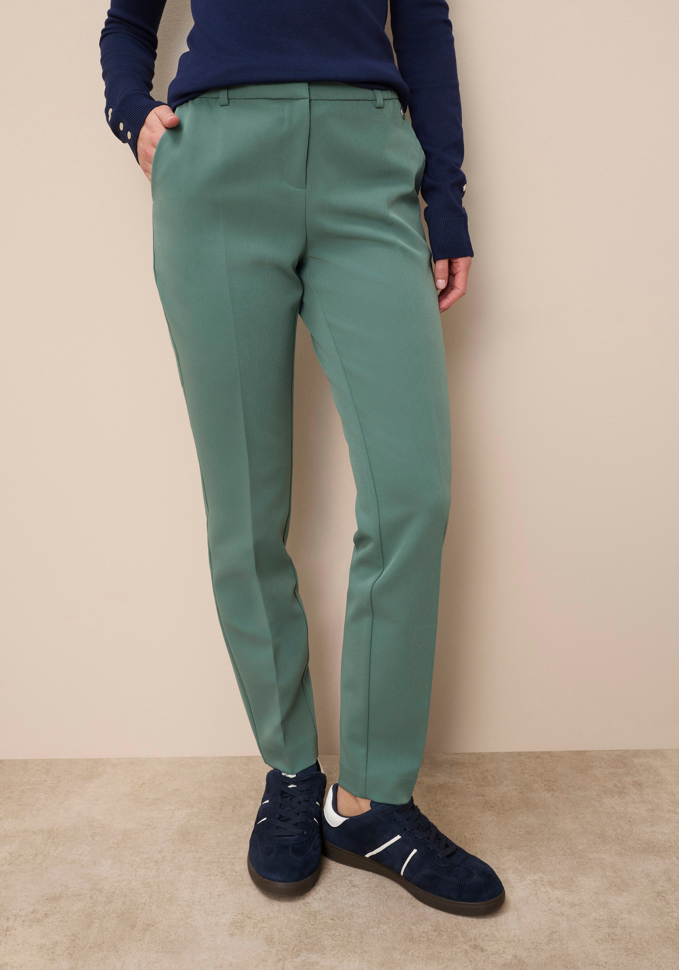 Tamaris Anzughose  in Trendfarben - mit passendem Blazer