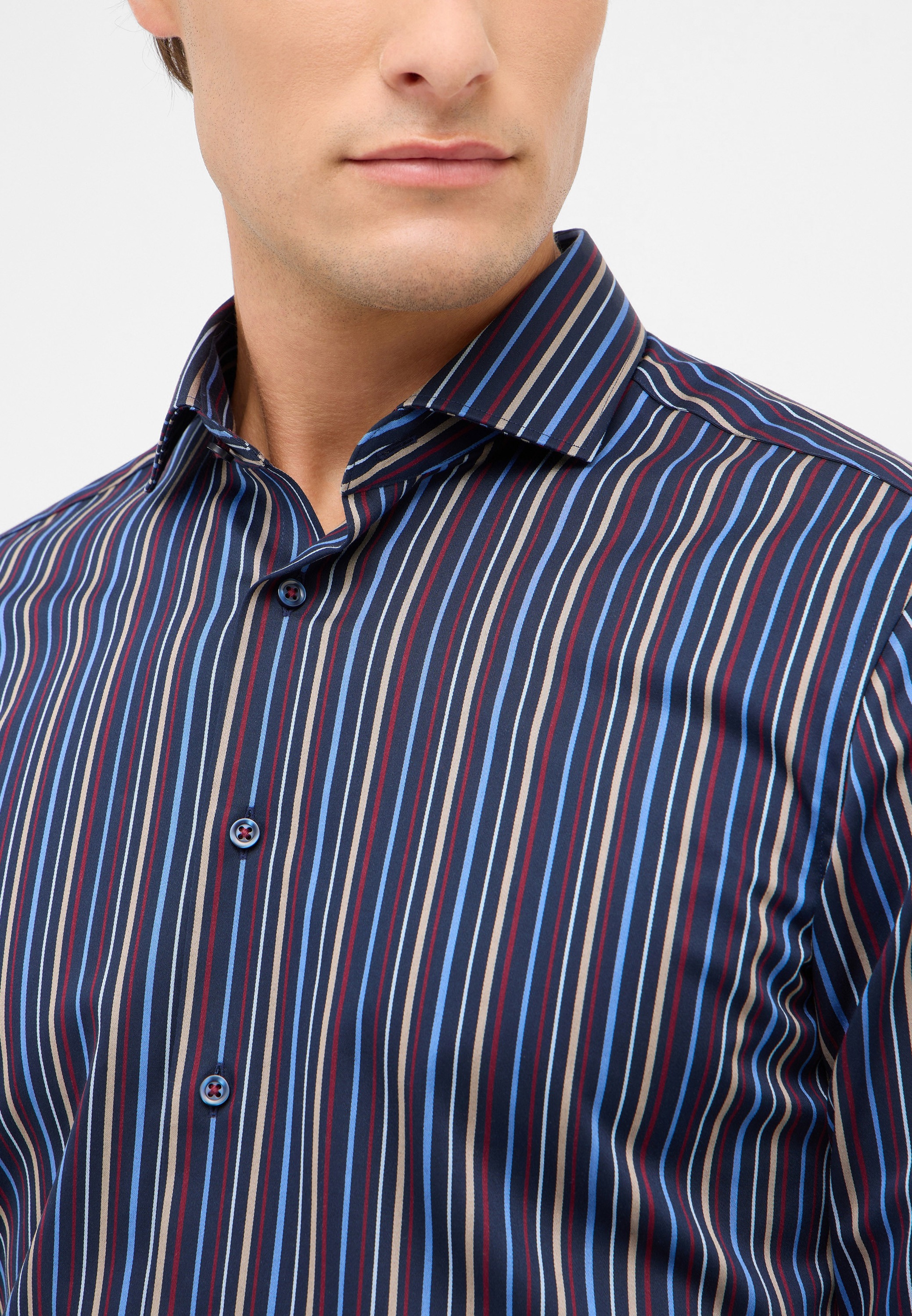 Eterna Langarmhemd »SLIM FIT« NON IRON (bügelfrei)