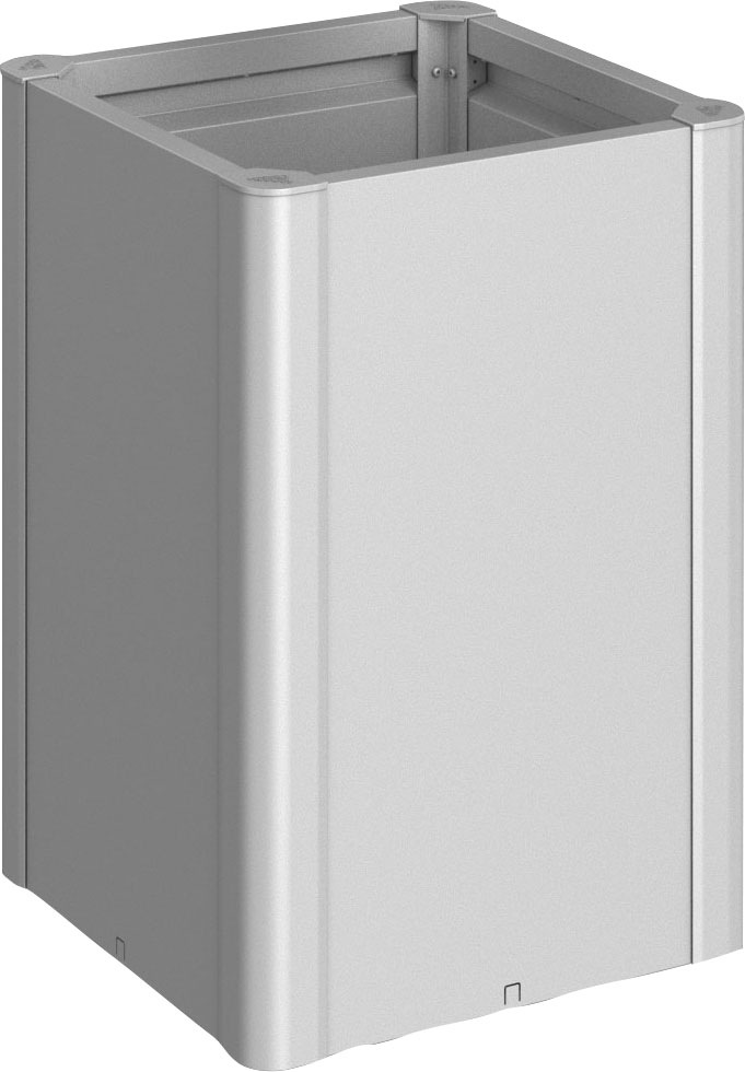 BIOHORT Hochbeet »BELVEDERE maxi 0, 5x0, 5, verschiedene Farben« 53x53x77 cm, extrem langlebig, aus Metall silber-metallic