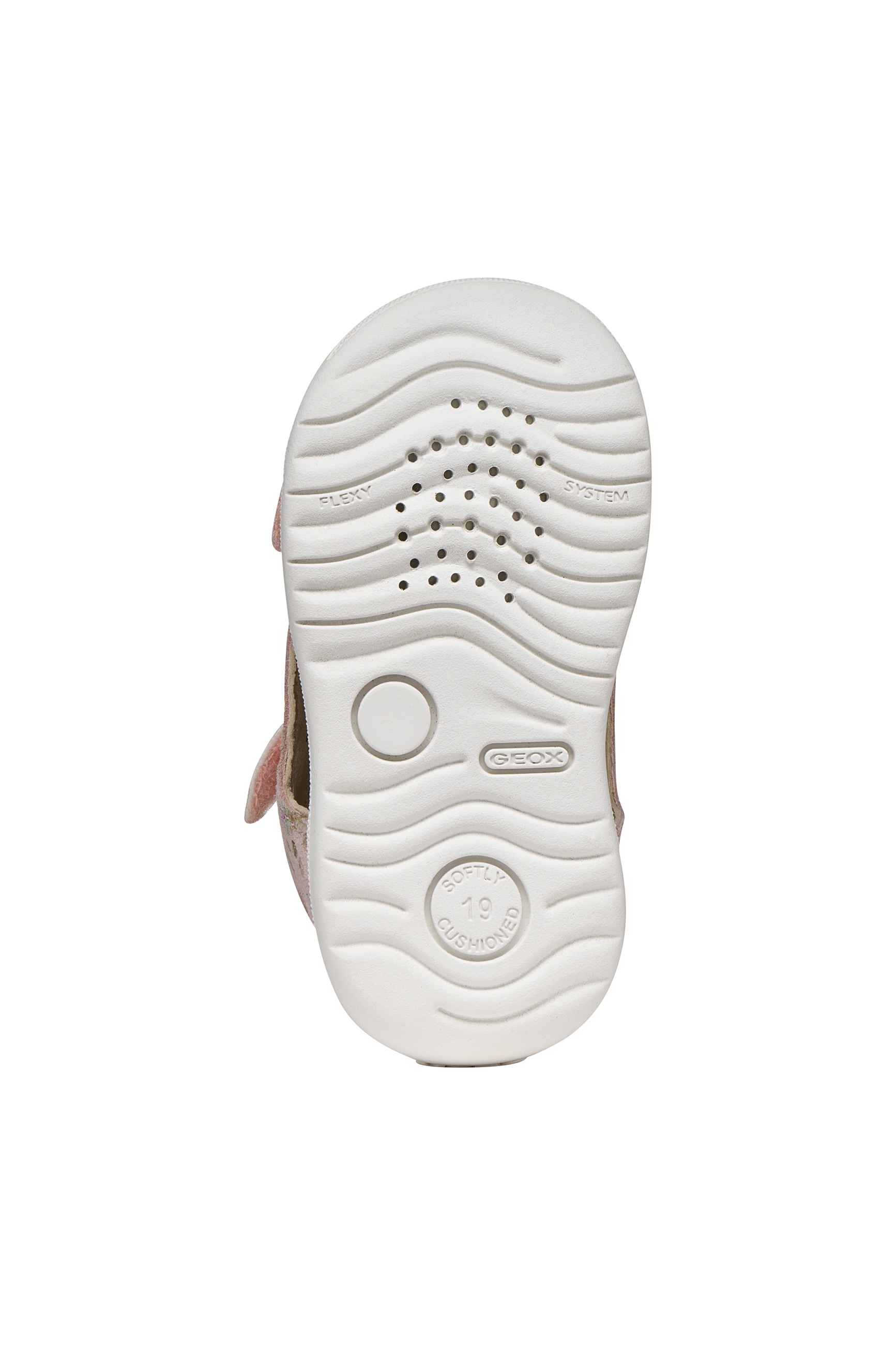 Geox Lauflernschuh »B SANDAL MACCHIA GIR«  Babyschuh mit Klettverschluss, Größenschablone zum Download