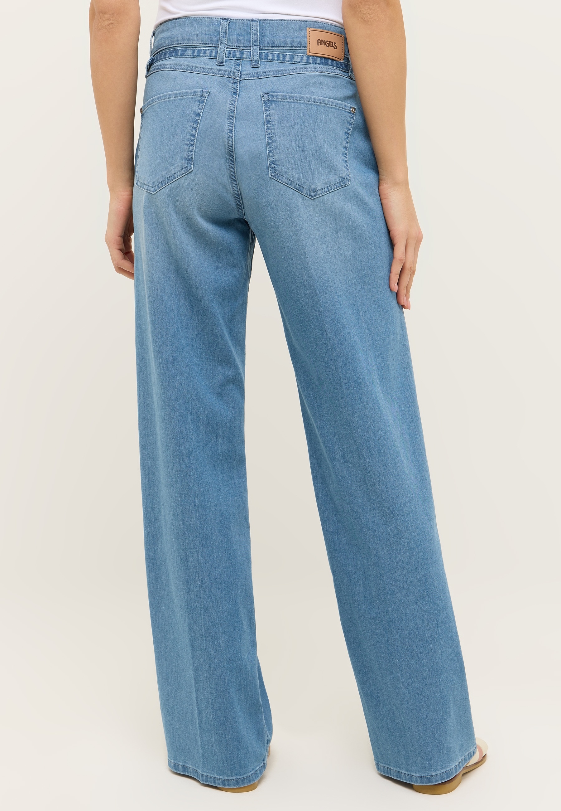 ANGELS Relax-fit-Jeans »LIZ BELT«, mit integriertem Gürtel