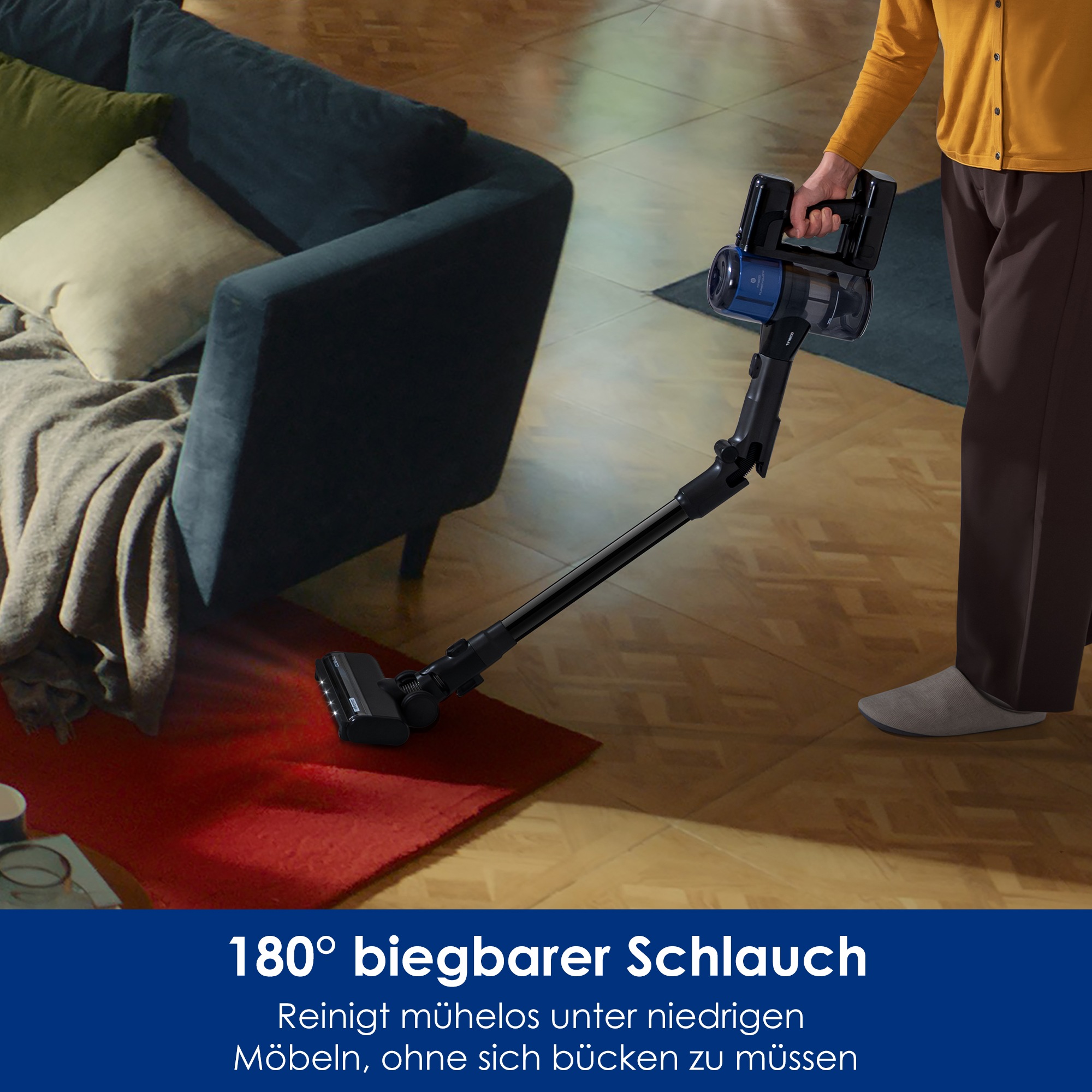 Tineco Akku-Stielstaubsauger »Pure One S30 Pro« 200W Saugleistung, Faltbares Saugrohr, starke Akku-Leistung