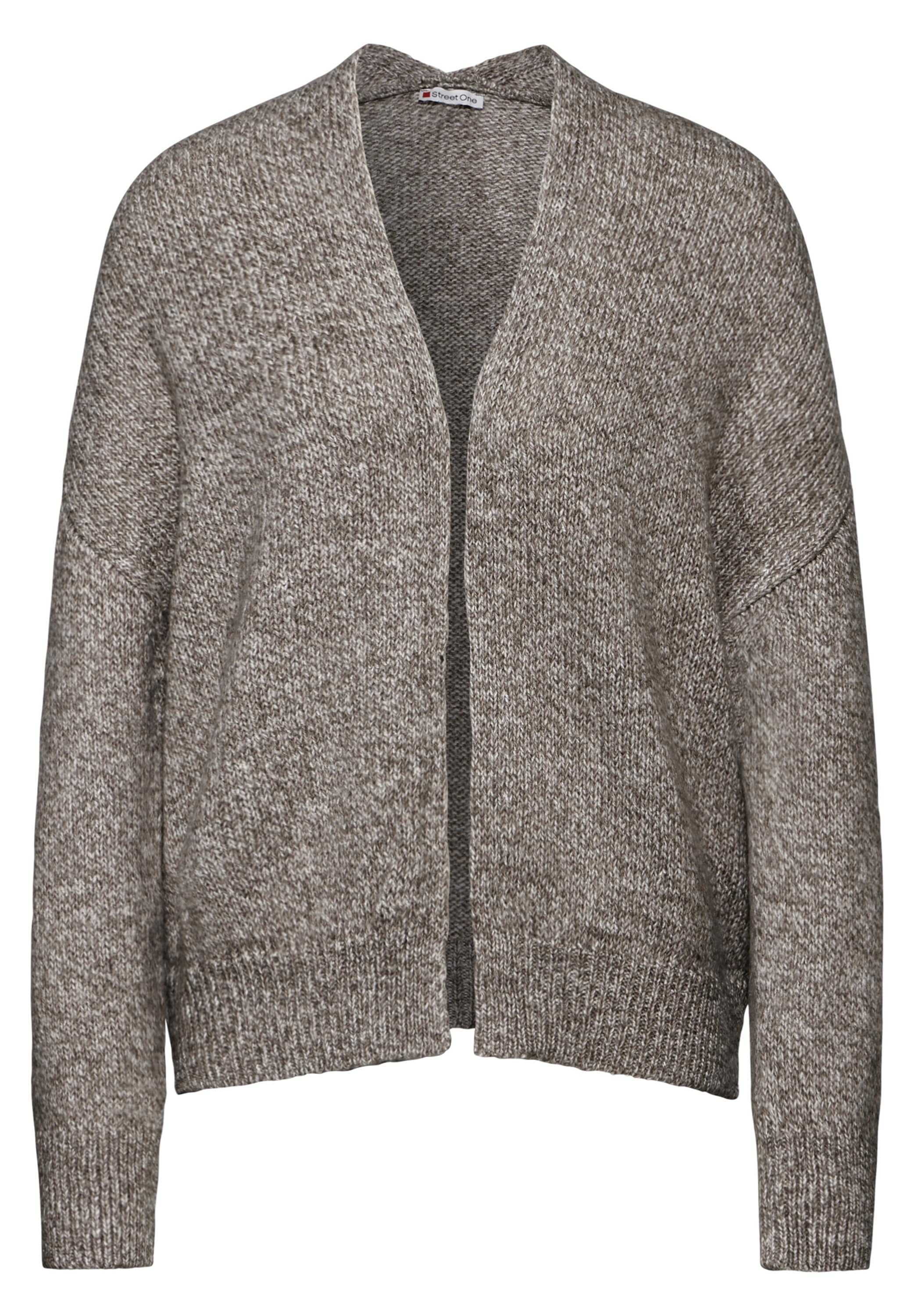 STREET ONE Cardigan, in offener Form, in melierter Optik