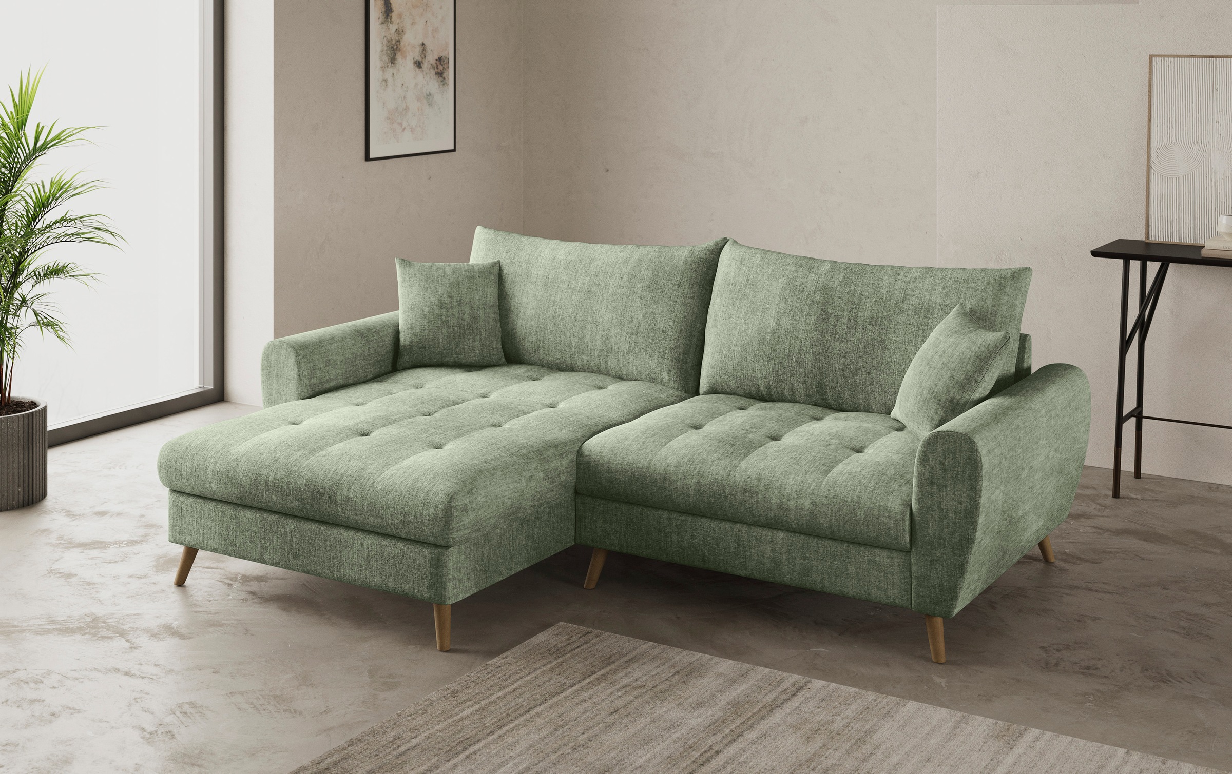 Mr. Couch Ecksofa "Blackburn II, L-Form", Mit Kaltschaumpolsterung bis 140 günstig online kaufen