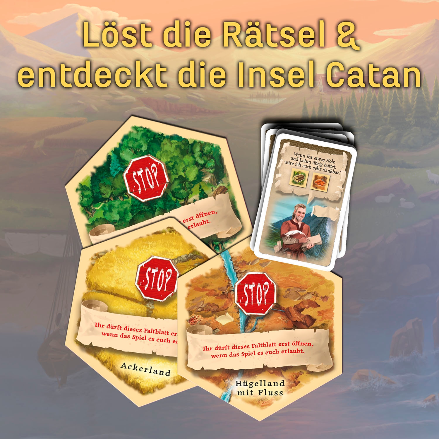 Kosmos Spiel »EXIT® Das Spiel Abenteuer auf Catan« Made in Germany