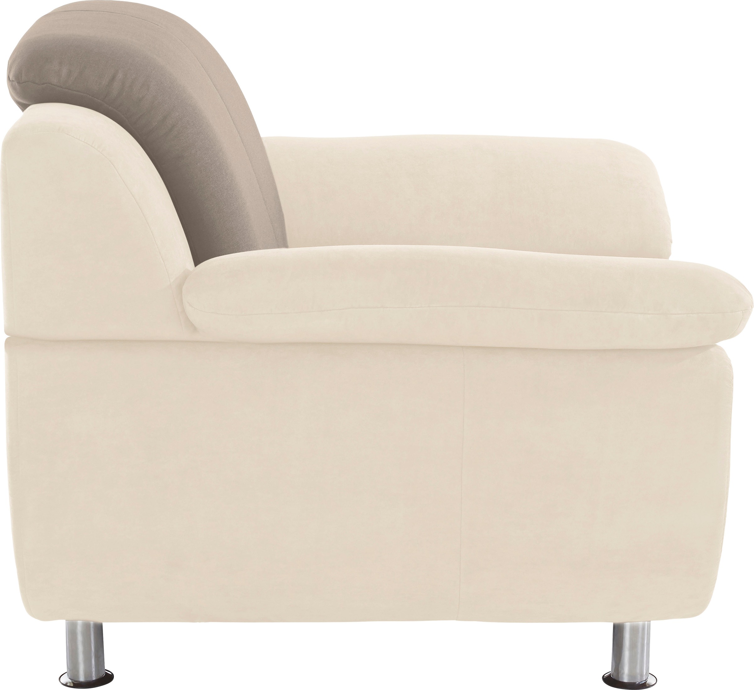 TRENDMANUFAKTUR Sessel »Rondo 3, Loungesessel«, wahlweise mit komfortablem Federkern, mit extra breiten Armlehnen