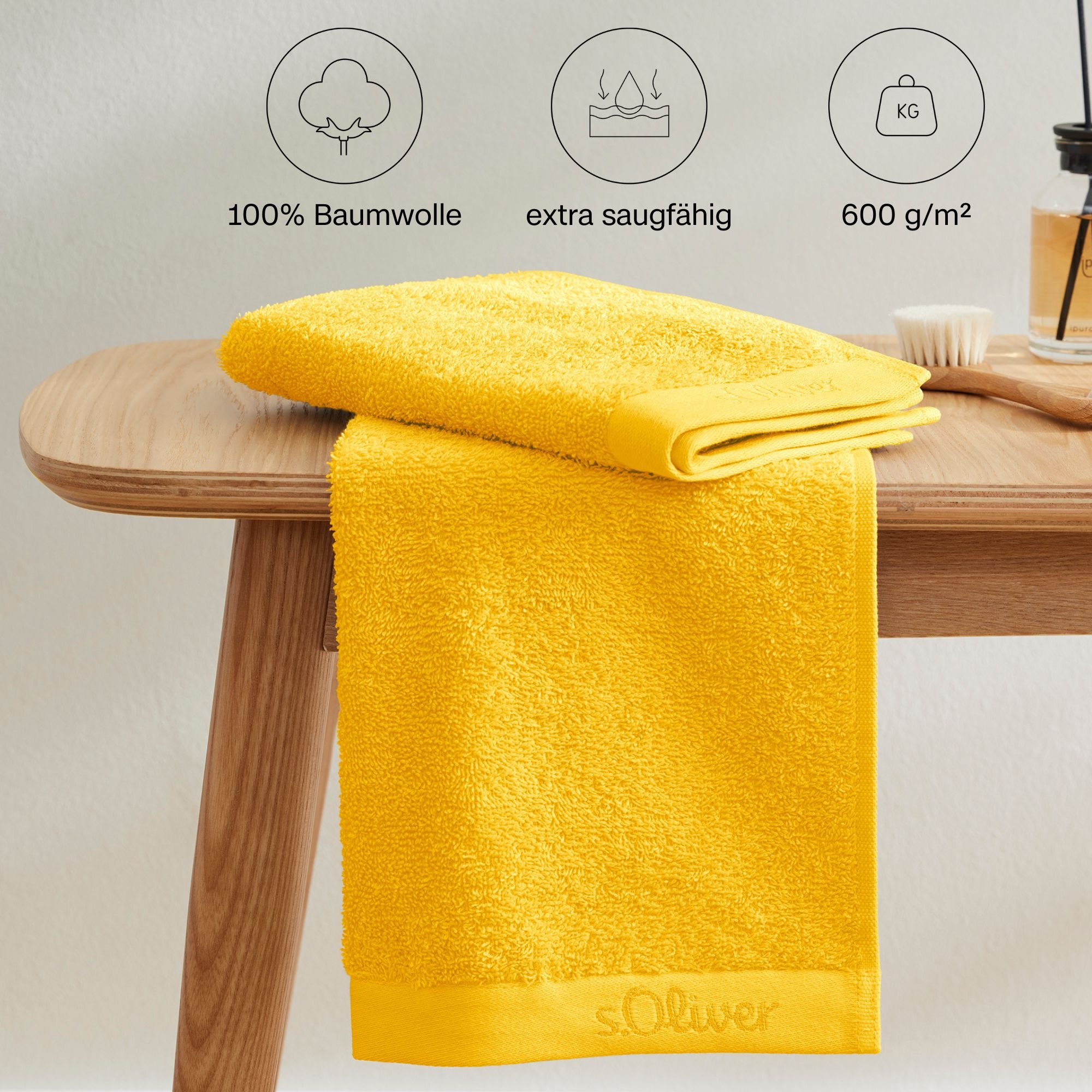 s.Oliver Handtuch Set »s.Oliver, Premium Qualität, 600 gr/m²«, (Set, 6 St., günstig online kaufen