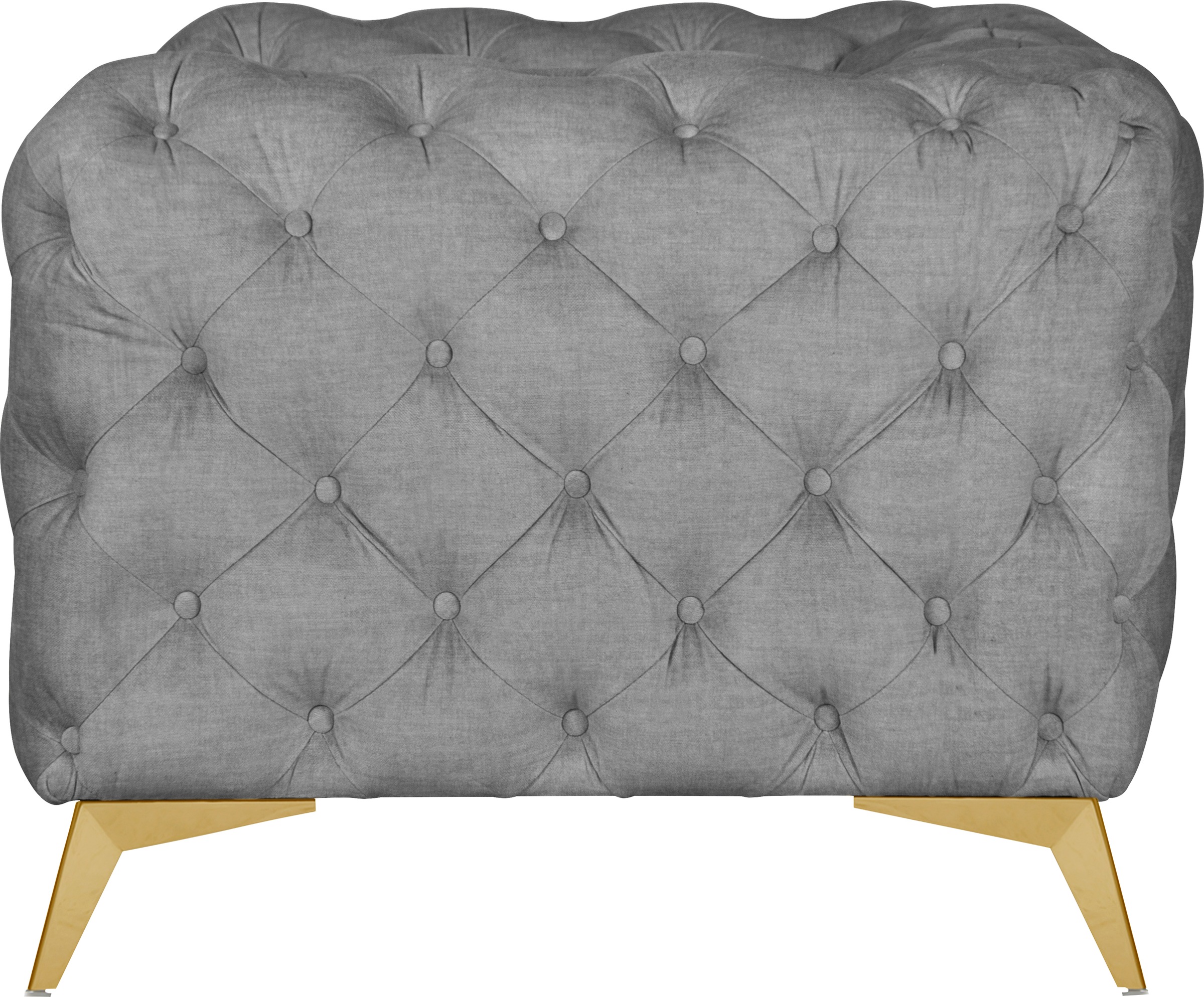 Leonique Chesterfield-Sessel »Glynis Sessel«, aufwändige Knopfheftung, moderne Chesterfield Optik, Fußfarbe wählbar