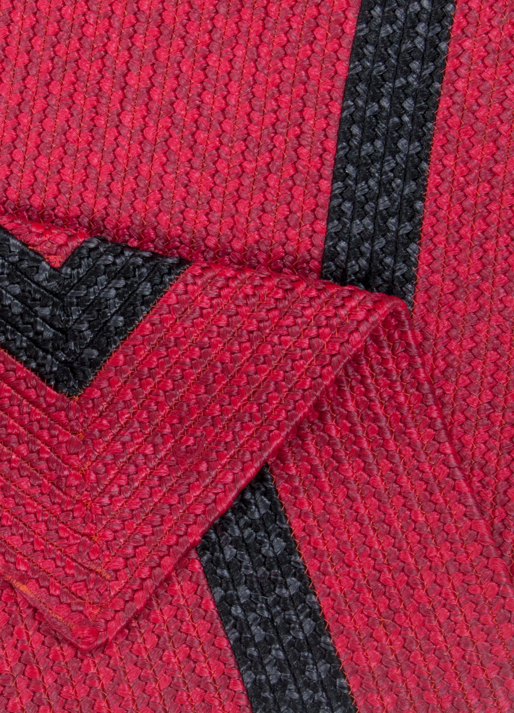 Gino Falcone Läufer »Benito«, rechteckig, 6 mm Höhe, Teppich-Läufer, Flachgewebe, Uni-Farben, mit Bordüre, Outdoor geeignet