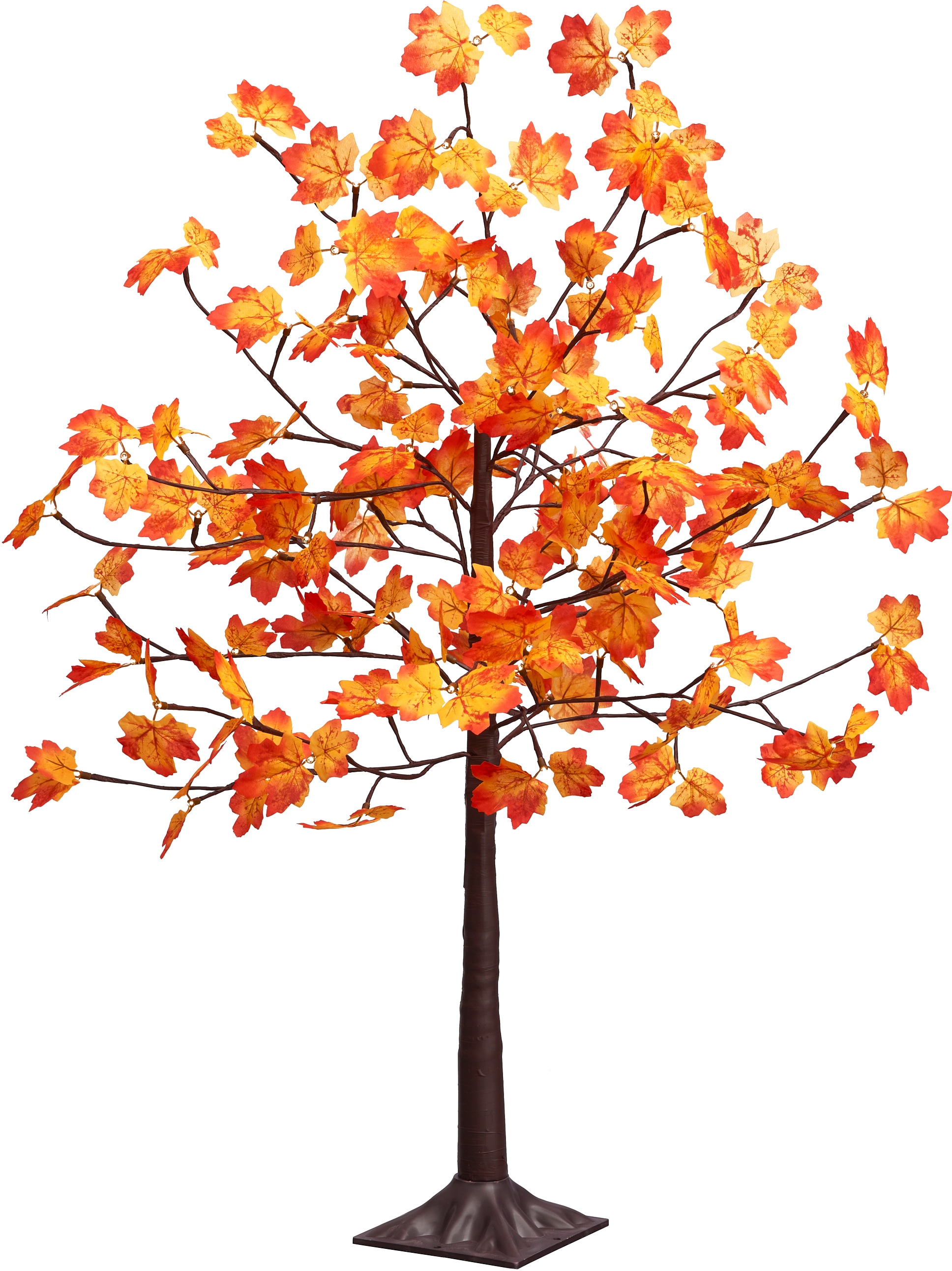 flammig-flammig, LED 96 kaufen mit online BONETTI Baum Ahornblättern »Weihnachtsdeko«, Deko-Herbstbaum Beleuchteter