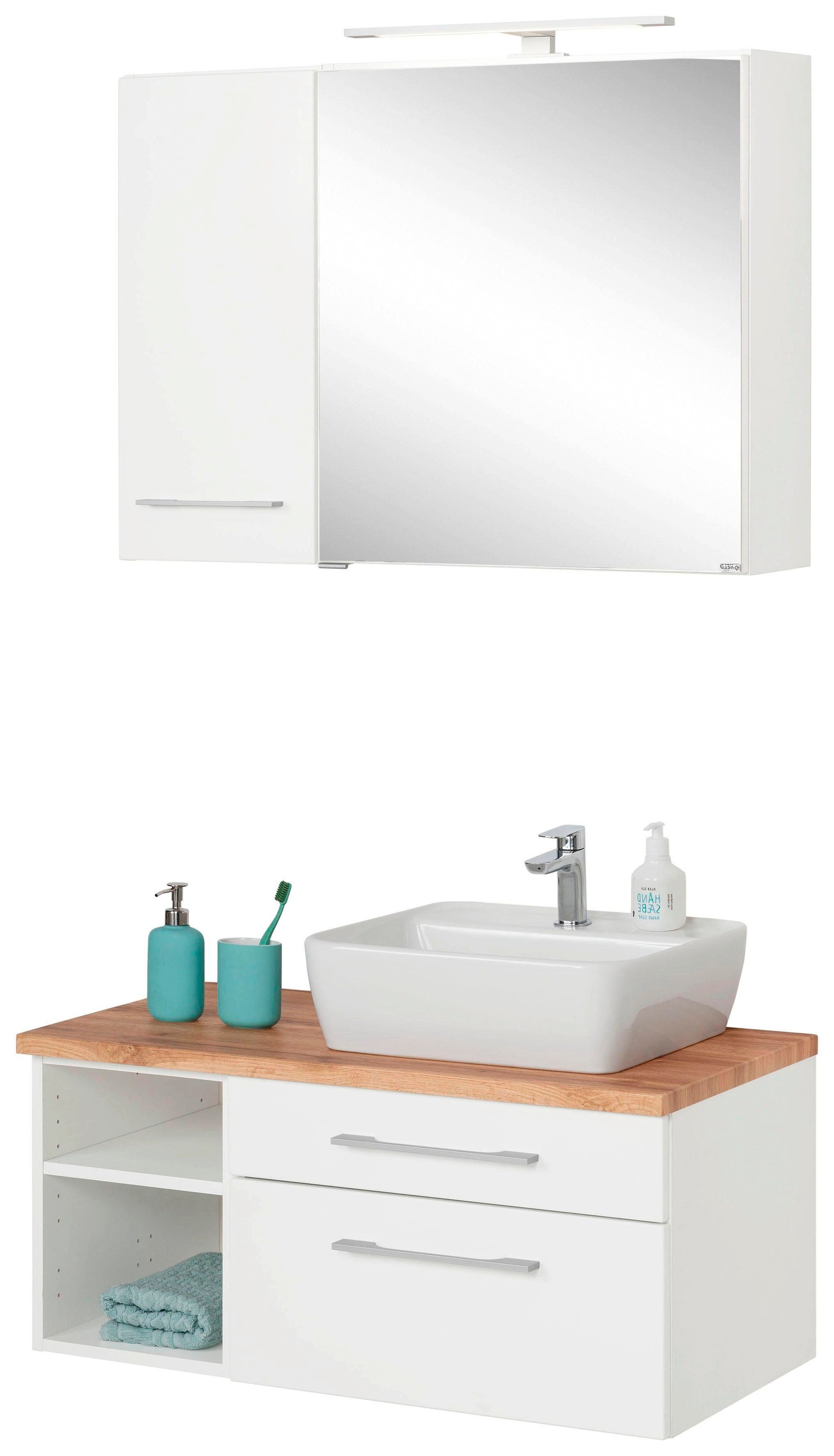 welltime Badmöbel-Set »Davos« 3 Stk. tlg. günstig online kaufen