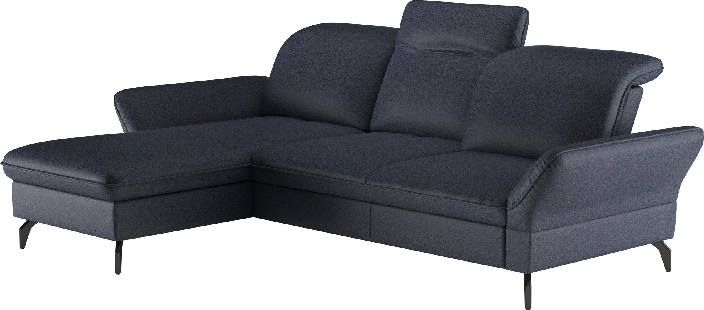 sit&more Ecksofa »Leandro L-Form«, Wahlweise mit Bett-, Kopfteil - und Arml günstig online kaufen